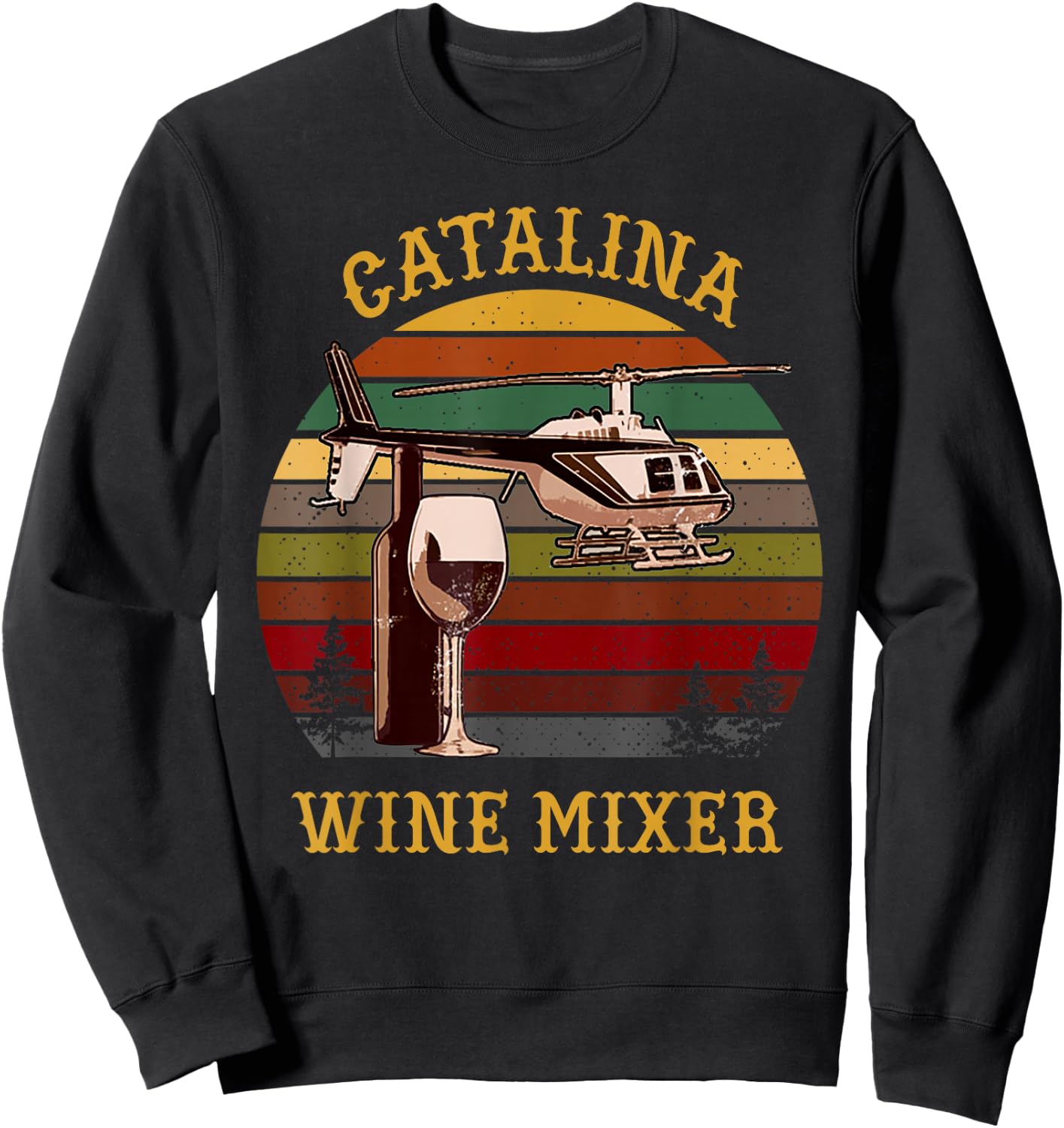 Catalina wine Mixer T Shirt Sweatshirt - Sweatshirt | Black