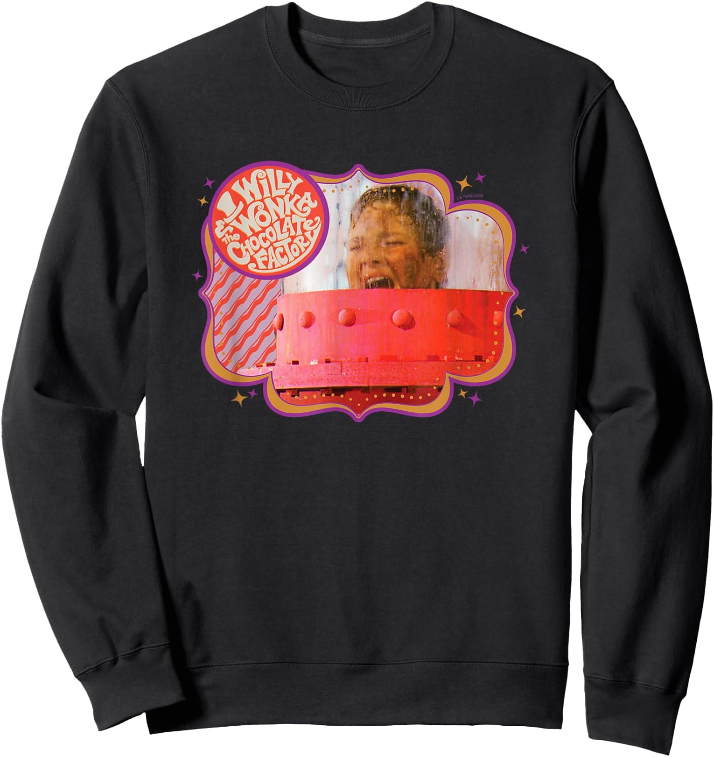Willy Wonka & The Chocolate Factory - Augustus Gloop Sweatshirt - Sweatshirt | Black