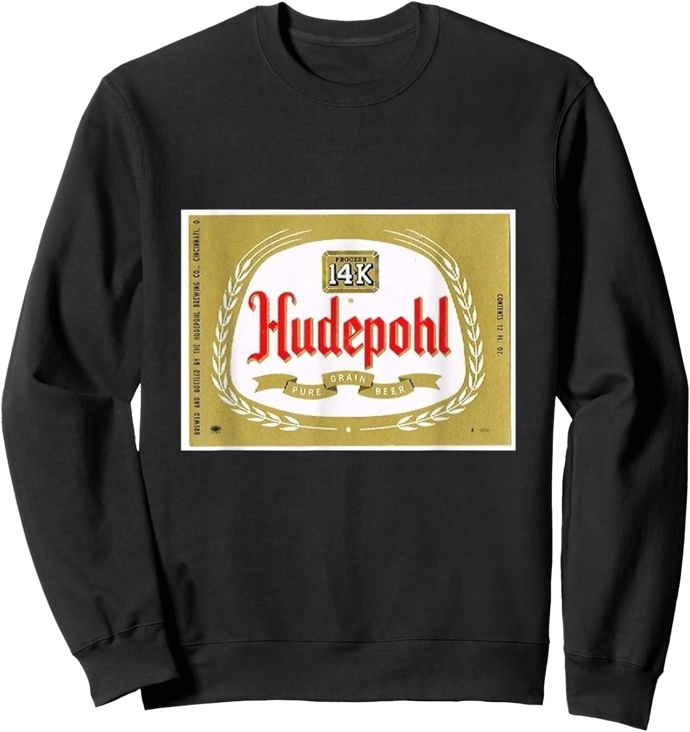 Hudepohl 14K Cincinnati Lager Sweatshirt - Sweatshirt | Black