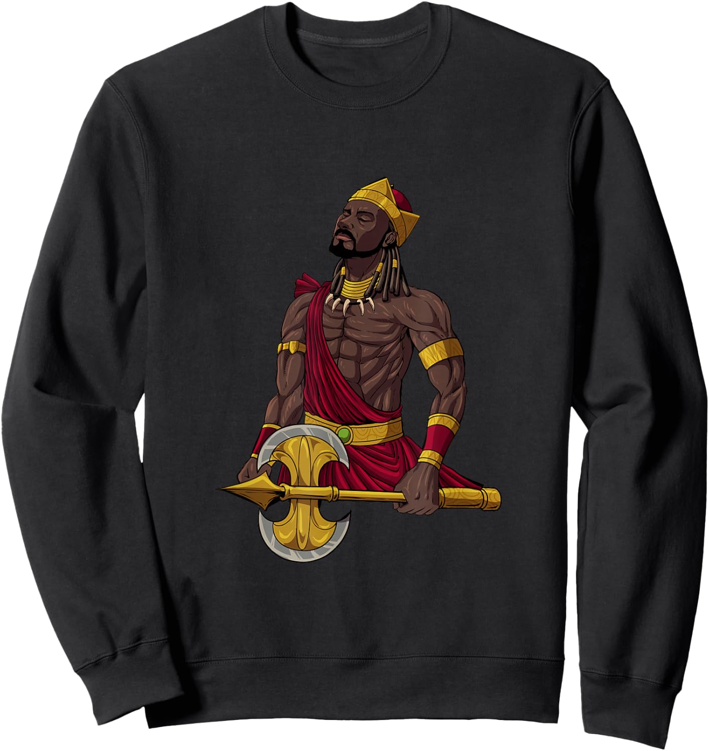 God of Yoruba Religion - Shango Sweatshirt - Sweatshirt | Black
