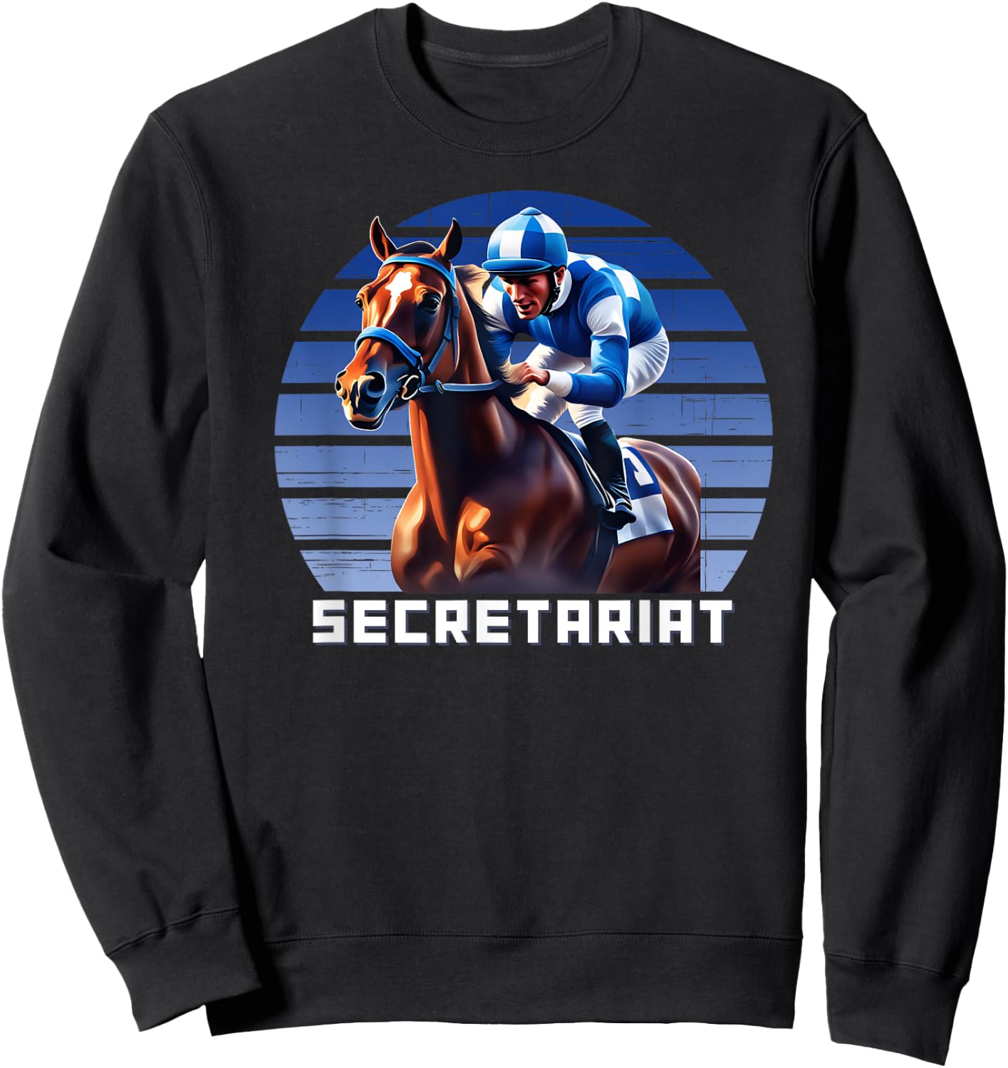 Secretariat Horse, Horse Racing, Del Mar, Santa Anita Shirt Sweatshirt - Sweatshirt | Black
