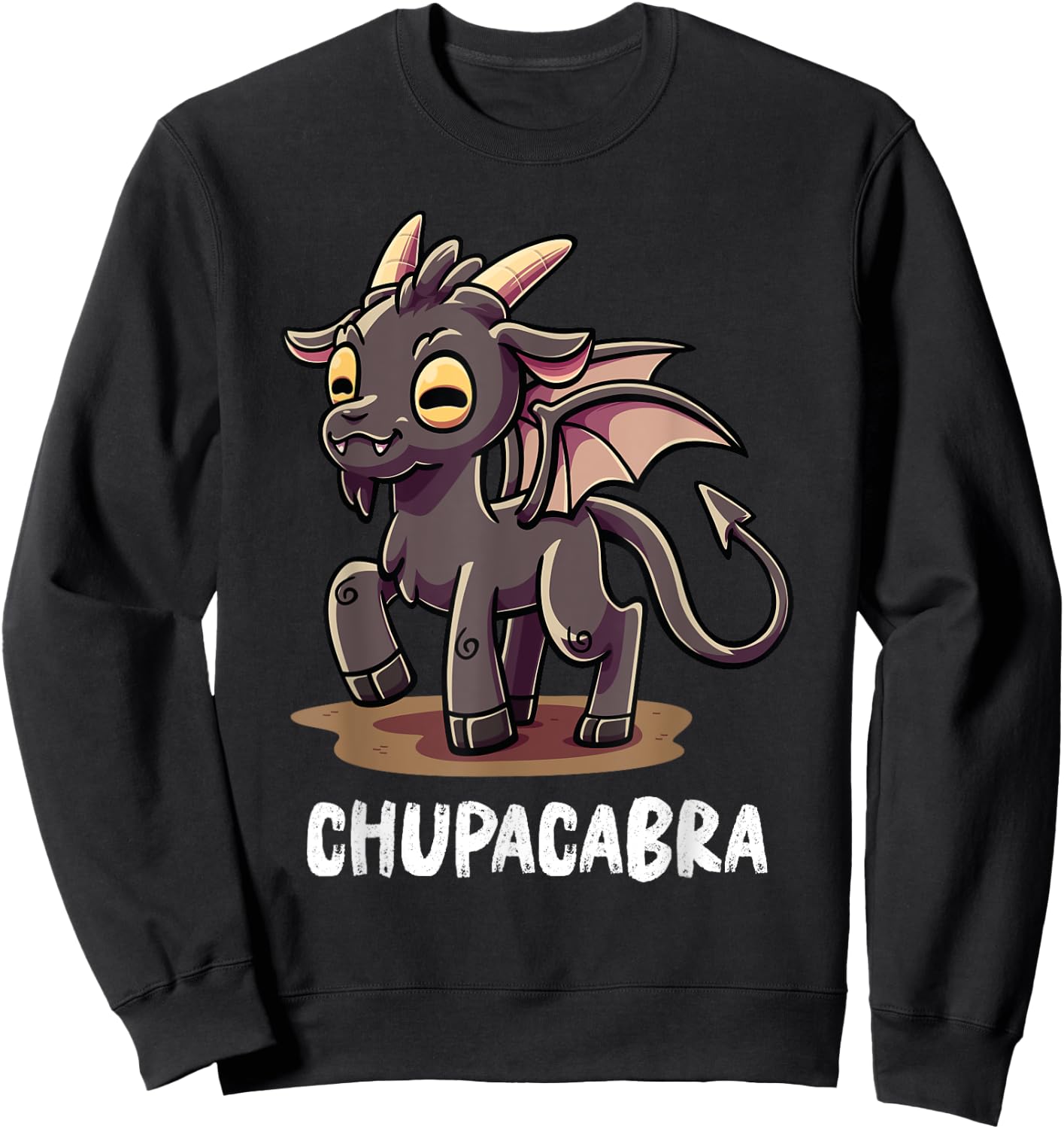 Chupacabra Local Cryptid Shirt Monster Cryptozoology Sweatshirt - Sweatshirt | Black