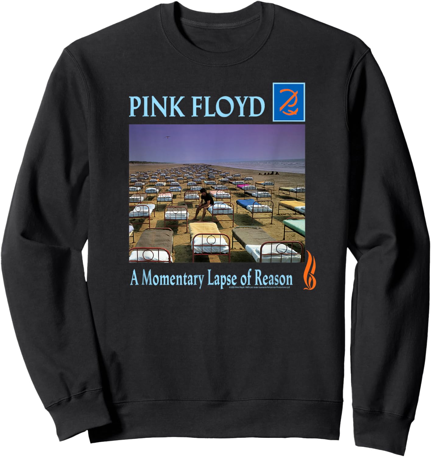 Pink Floyd A Momentary Lapse of Reason Album Cover Sweatshirt - Sweatshirt | Black