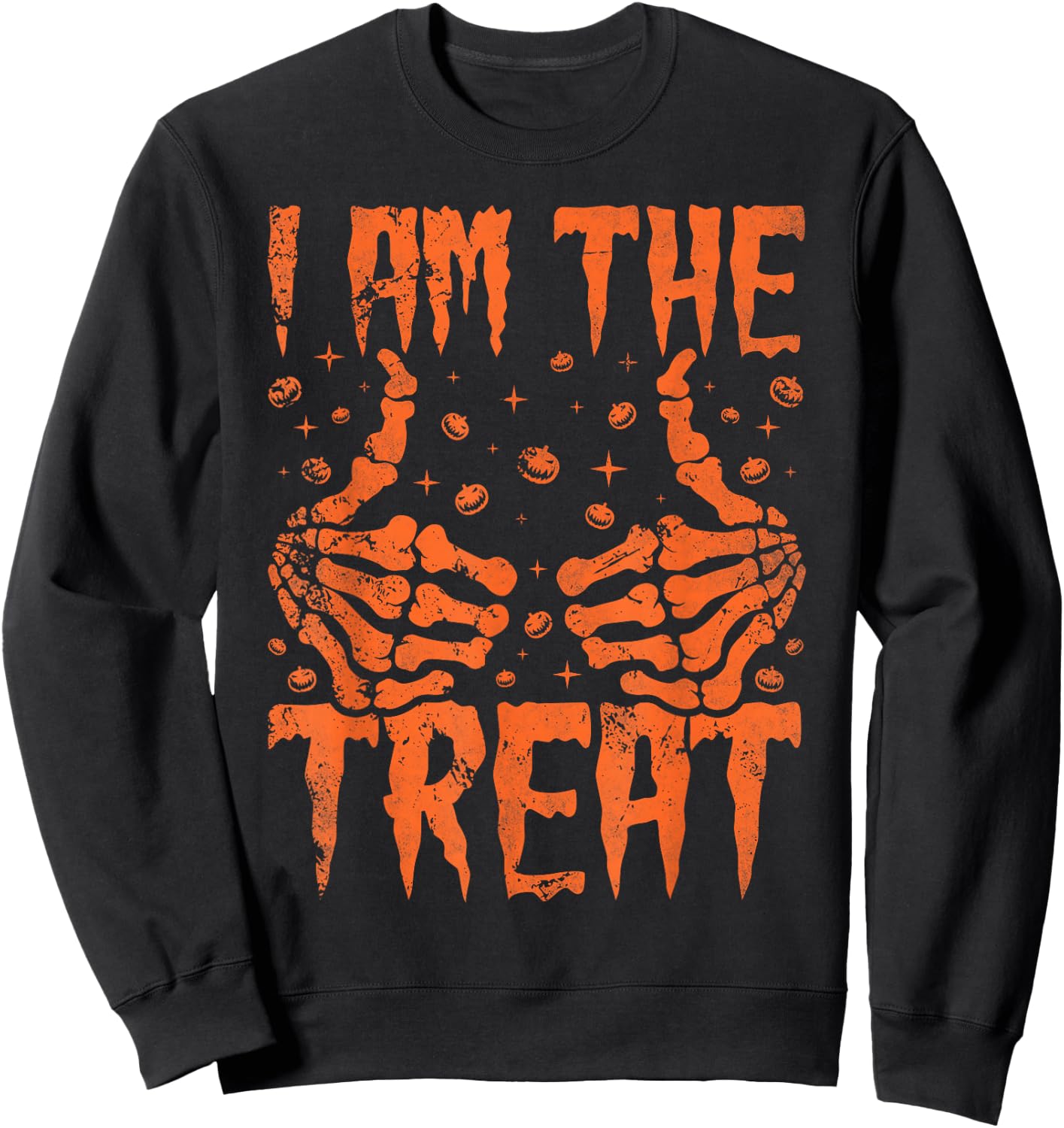 I Am The Treat, Halloween Sweatshirt - Sweatshirt | Black