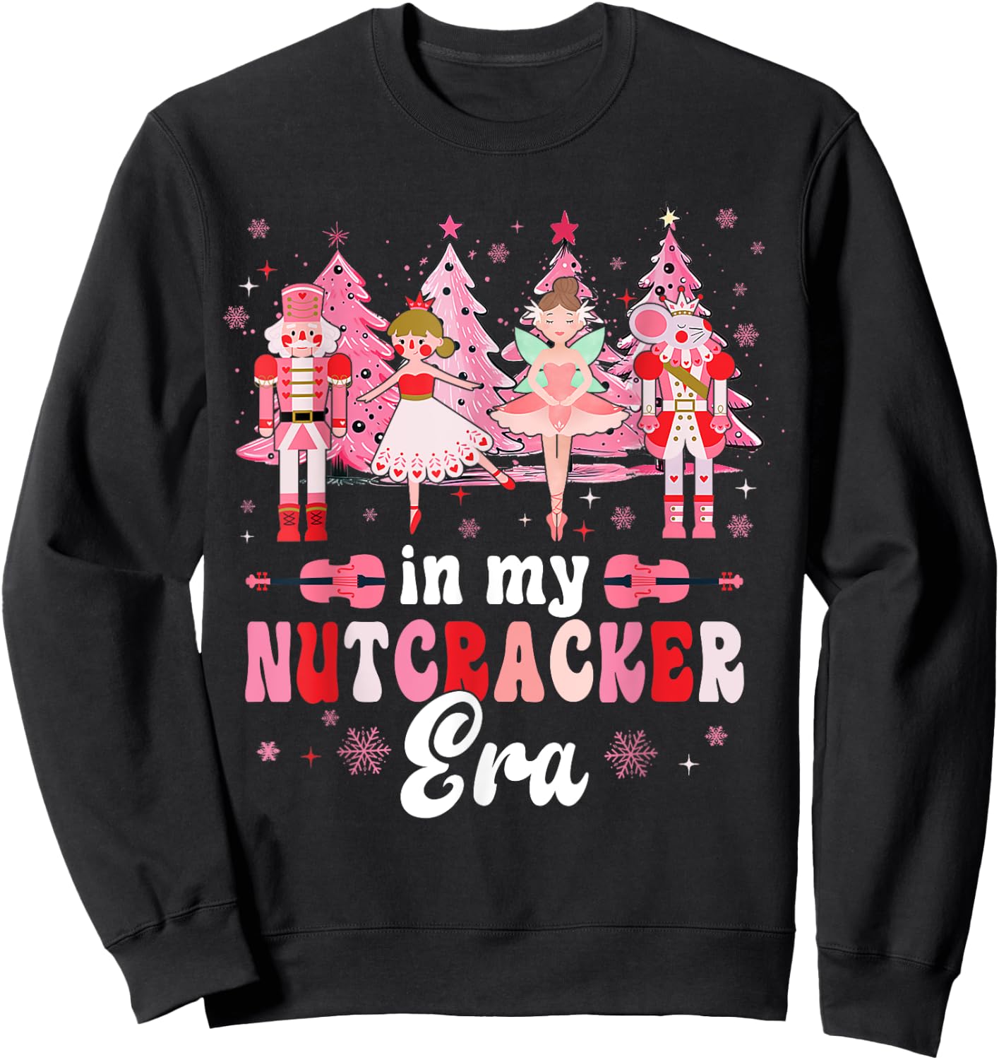 In My Nutcracker Era Christmas Nutcracker Ballet Festive Sweatshirt - Sweatshirt | Black
