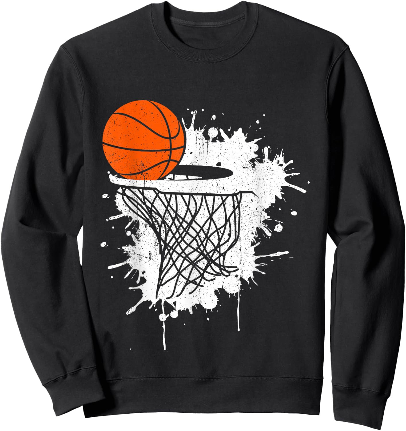 Basketball Gift Coach Player Boys Girls Men Youth Baller Small Sweatshirt - Sweatshirt | Black