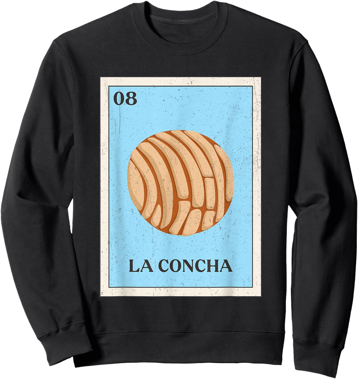 La Concha Mexican Bingo Version Sweatshirt - Sweatshirt | Black
