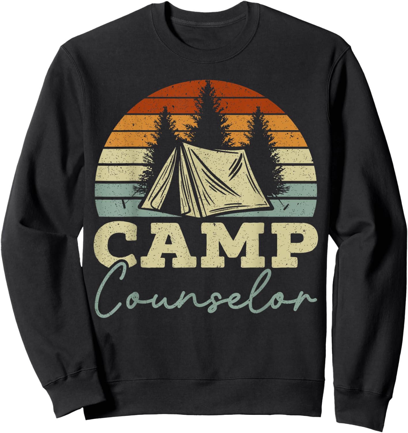 Camp Counselor for a Funny Camper Summer Camp Director Women Sweatshirt - Sweatshirt | Black