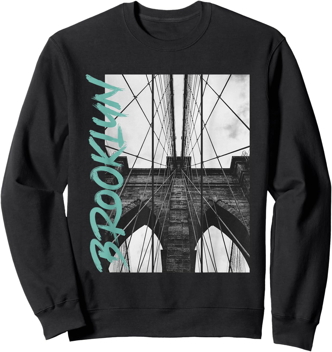Brooklyn, New York City Sweatshirt - Sweatshirt | Black