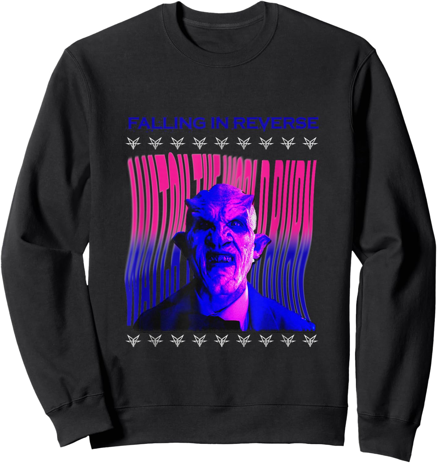 Falling In Reverse - Official Merchandise - Warp Sweatshirt - Sweatshirt | Black