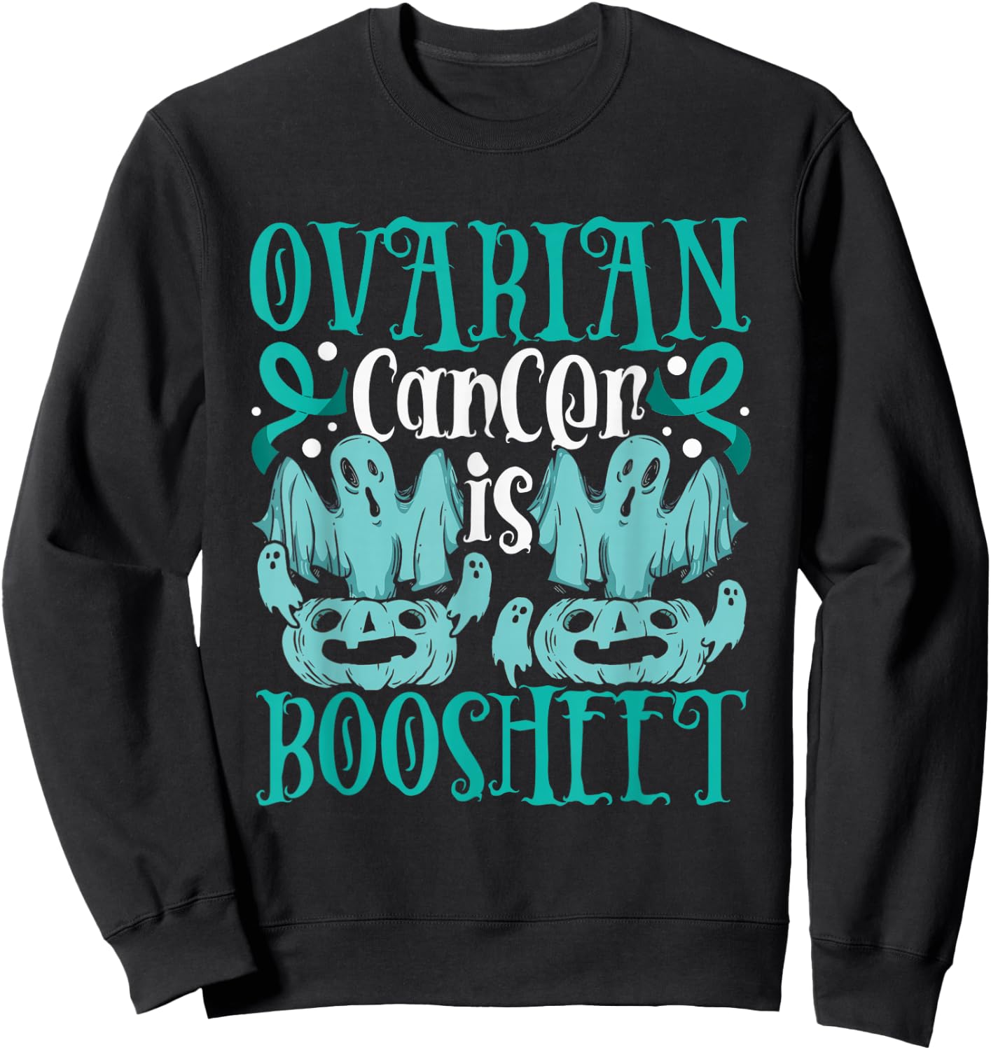 Ovarian Cancer Awareness Sweatshirt - Sweatshirt | Black