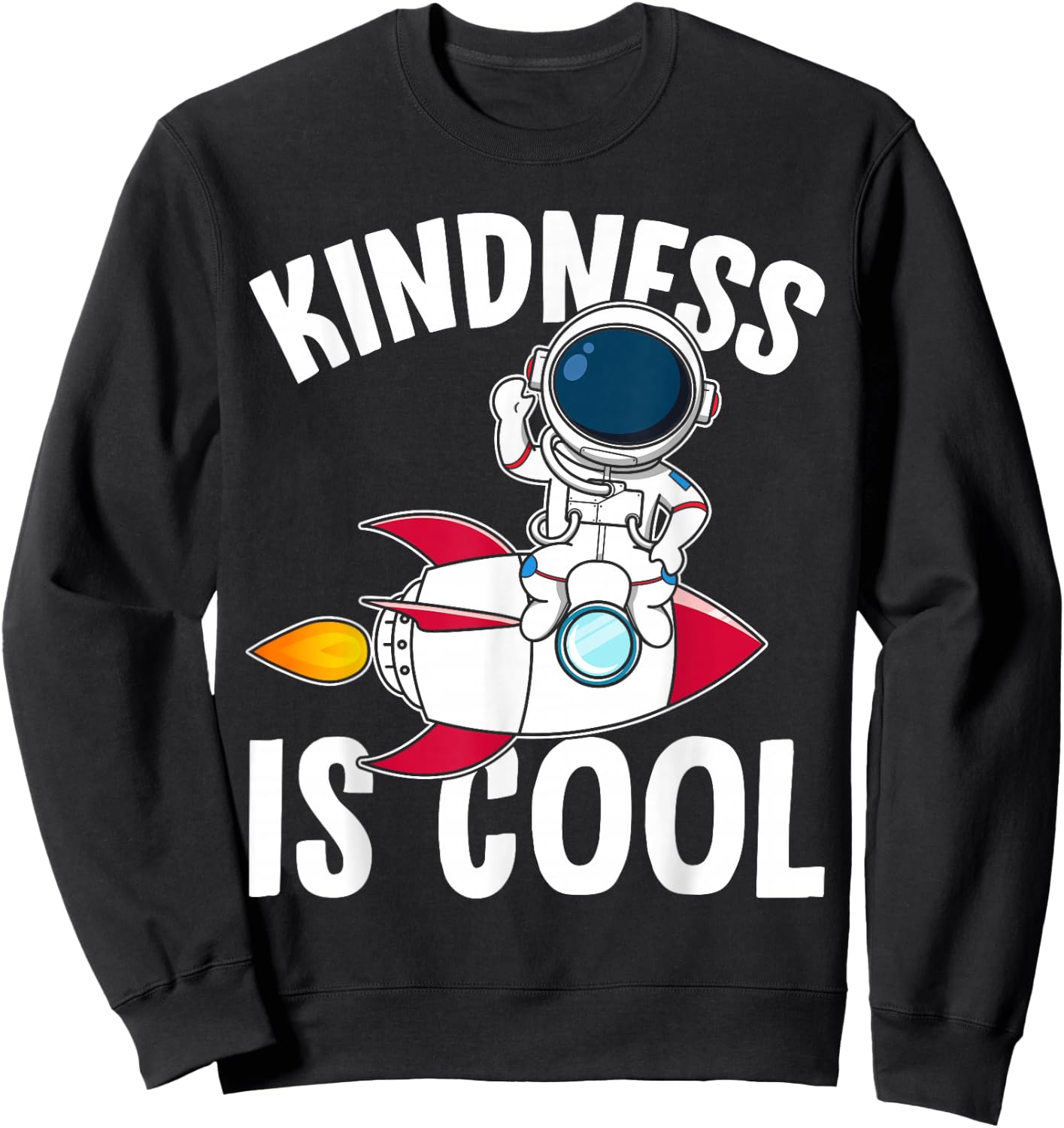 Be Kind Kids Kindness is Cool Boys Sweatshirt - Sweatshirt | Black