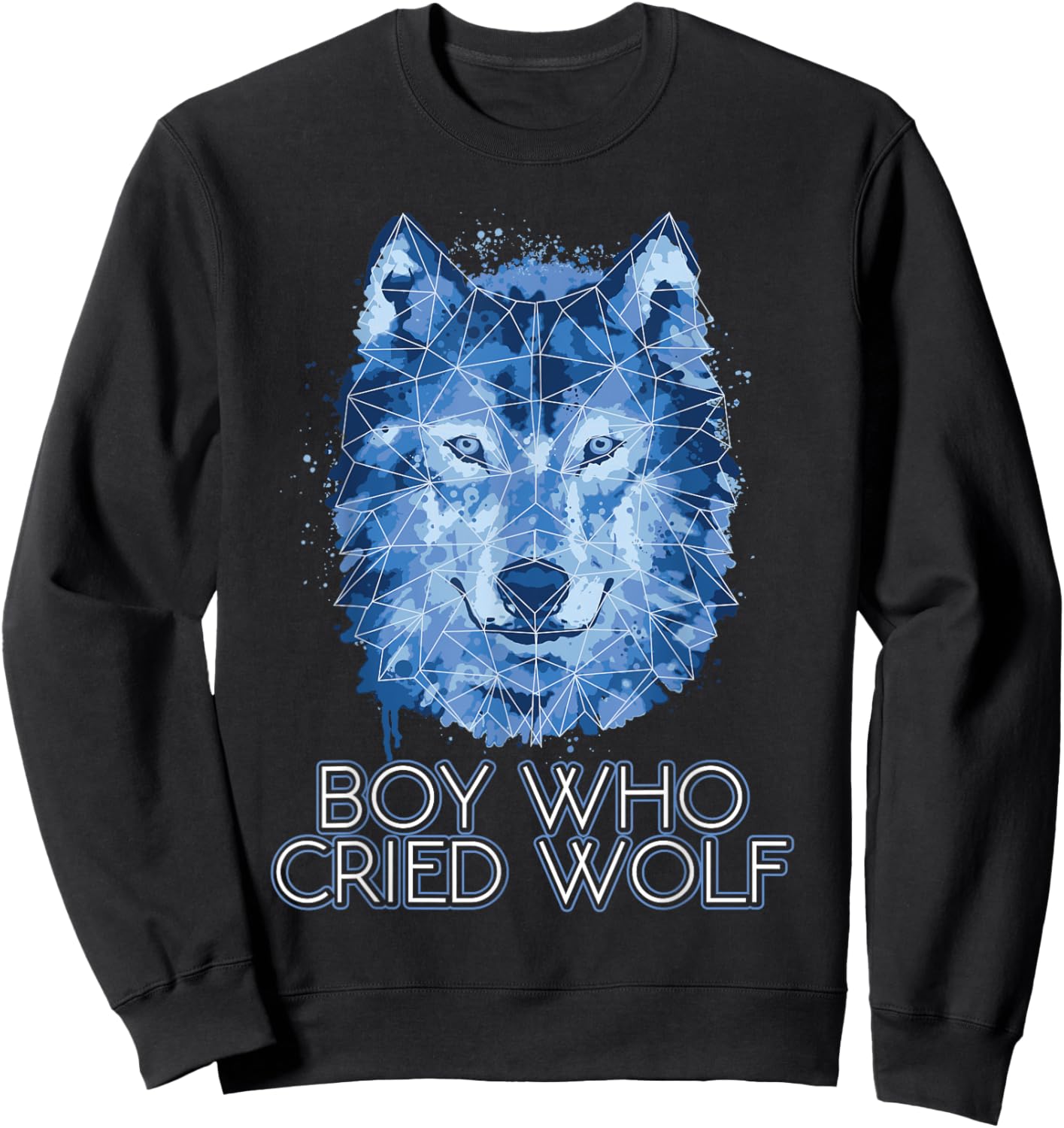 Boy Who Cried Wolf Lover Outfit Sweatshirt - Sweatshirt | Black
