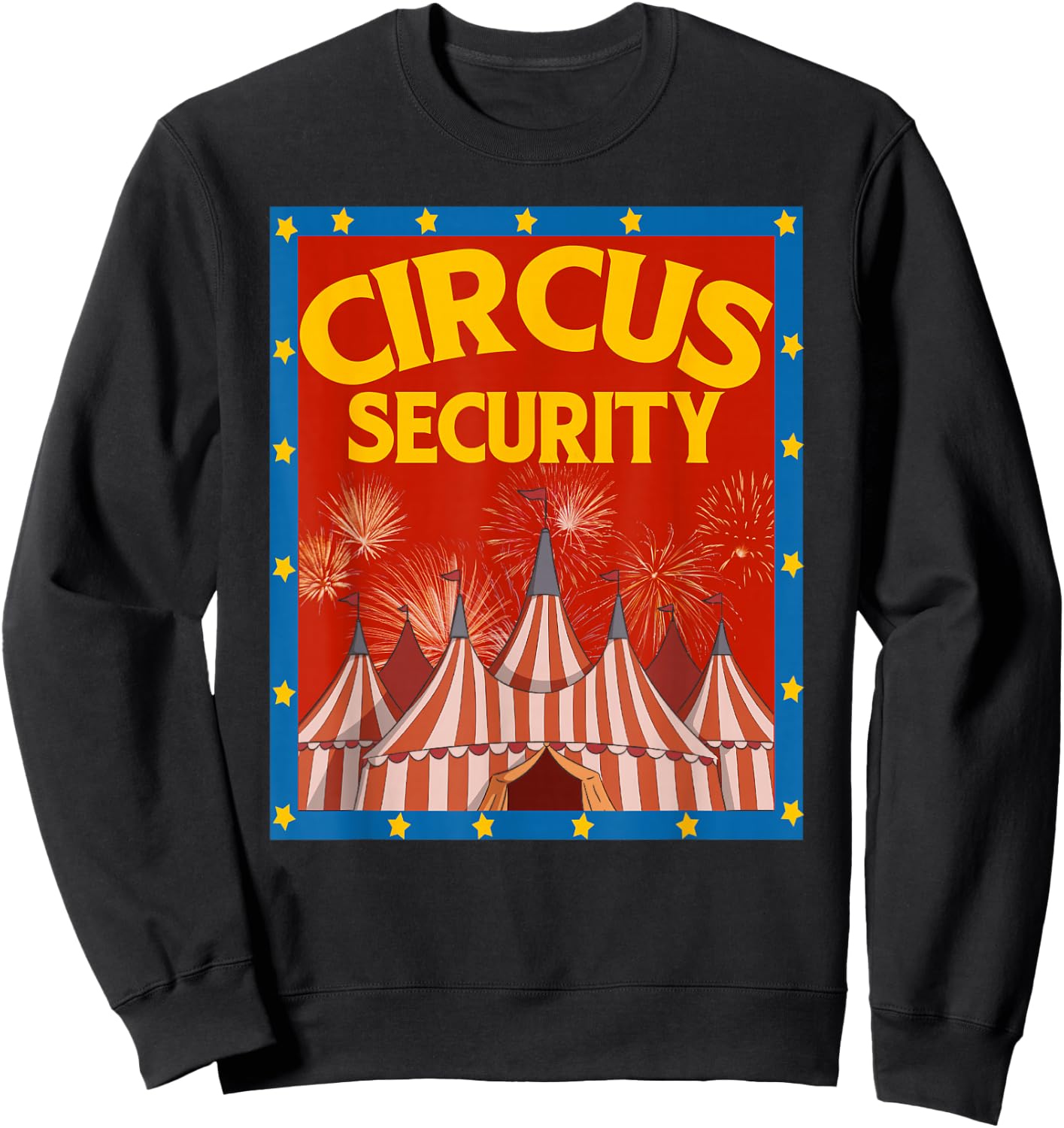 Circus Party Gift Acrobat Funny Clown Lion Fire Ring Sweatshirt - Sweatshirt | Black