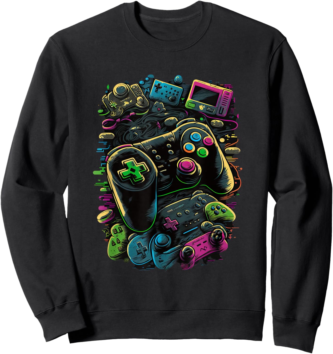 Control gamer Video Game Controller Sweatshirt - Sweatshirt | Black