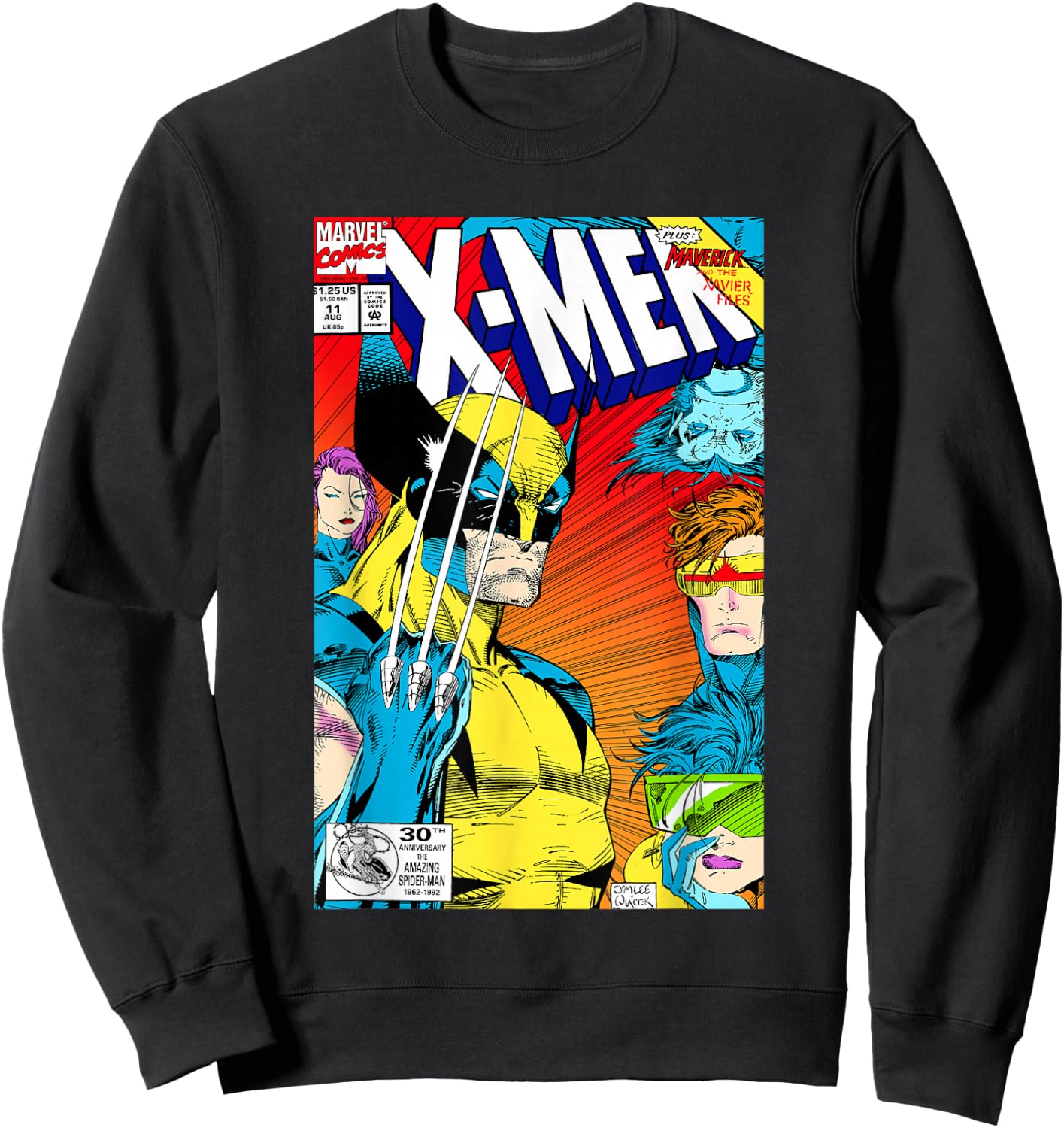 Marvel X-Men The X-Cutioner's Song Comic Book Cover Sweatshirt - Sweatshirt | Black