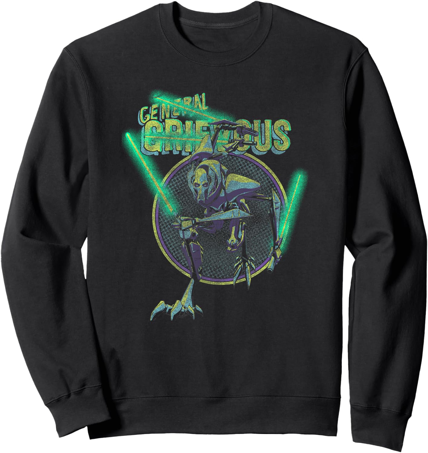 Star Wars General Grievous Battle Ready Portrait Sweatshirt - Sweatshirt | Black