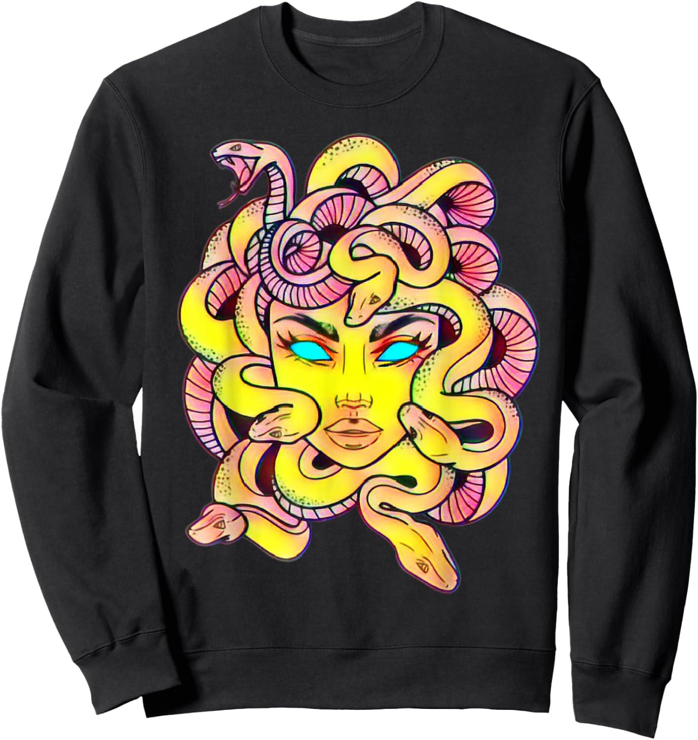 Cute Medusa T - Scary Greek Mythology Female Monster Medusa Sweatshirt - Sweatshirt | Black