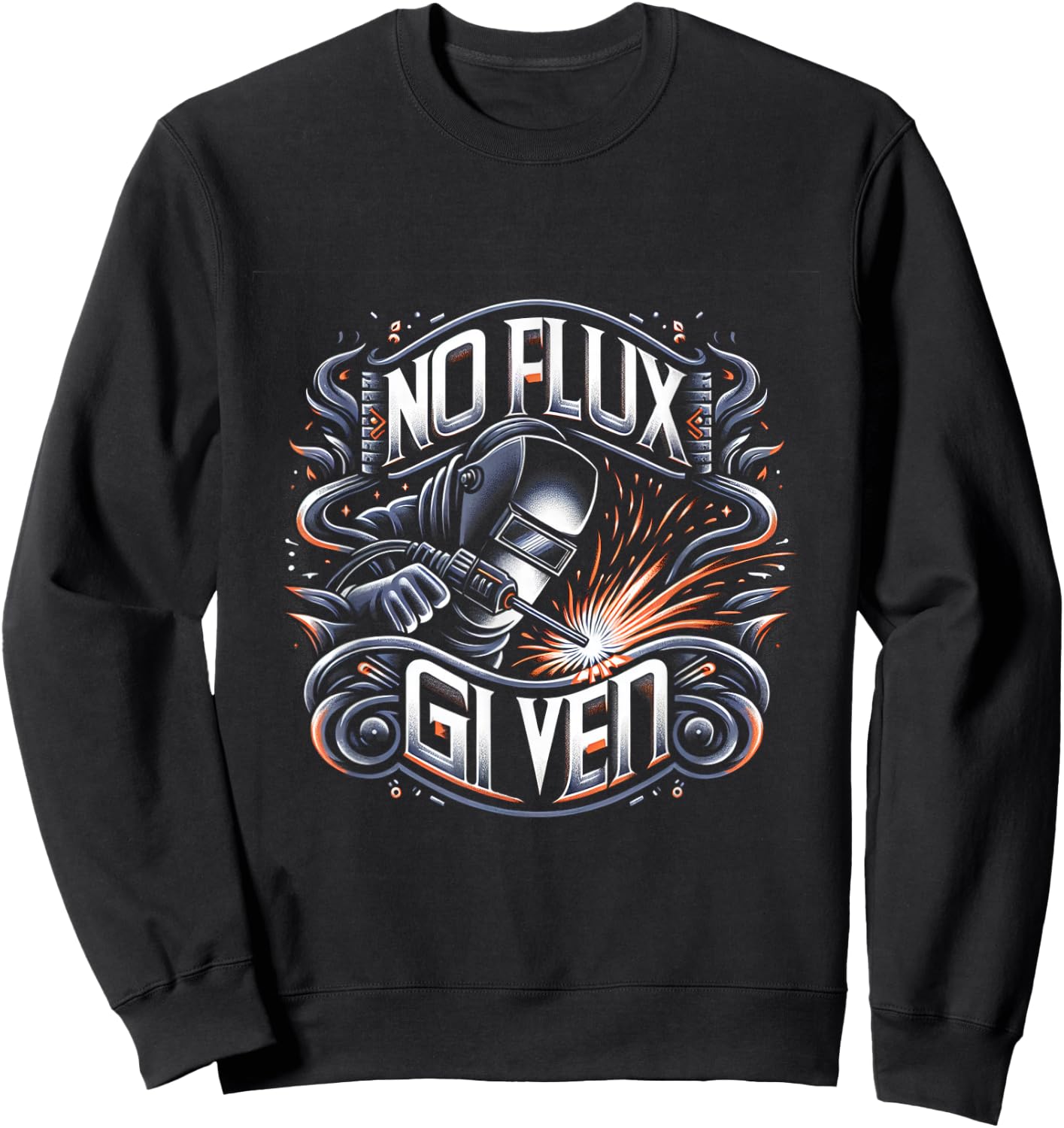 No flux given Sweatshirt - Sweatshirt | Black