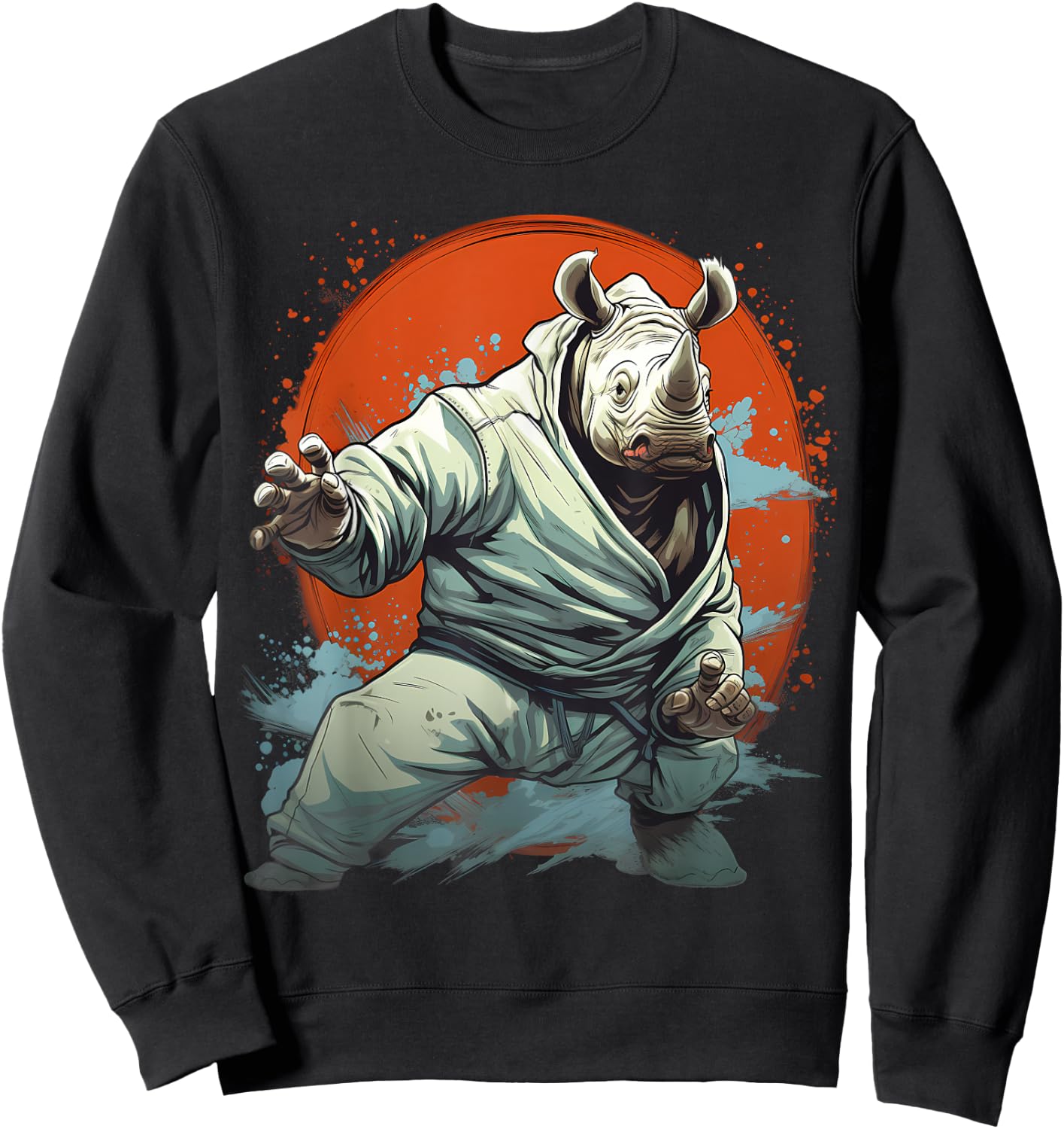 MMA Rhino Karate Sweatshirt - Sweatshirt | Black
