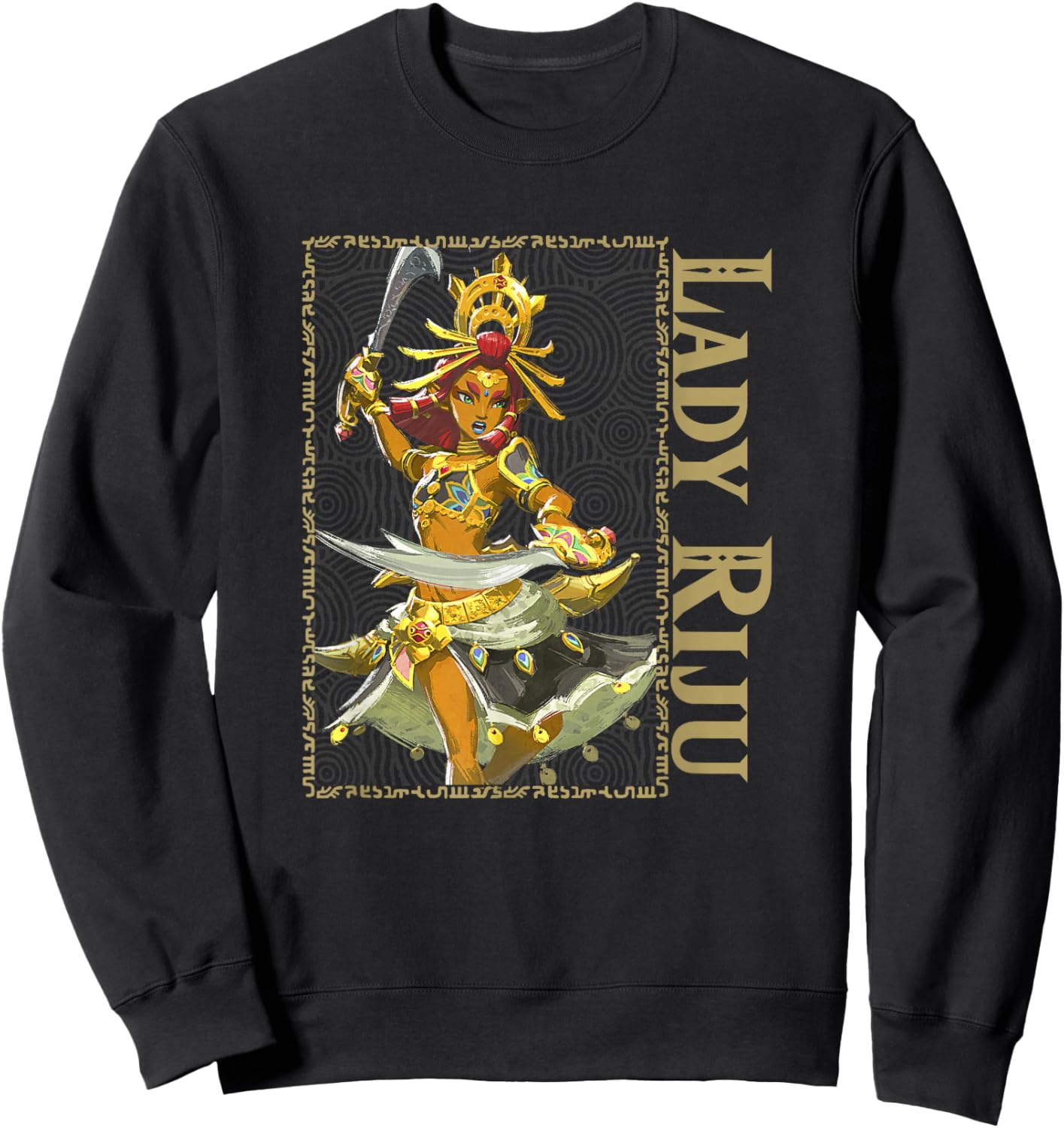 The Legend of Zelda: Breath of the Wild Lady Riju Pure Hero Sweatshirt - Sweatshirt | Black