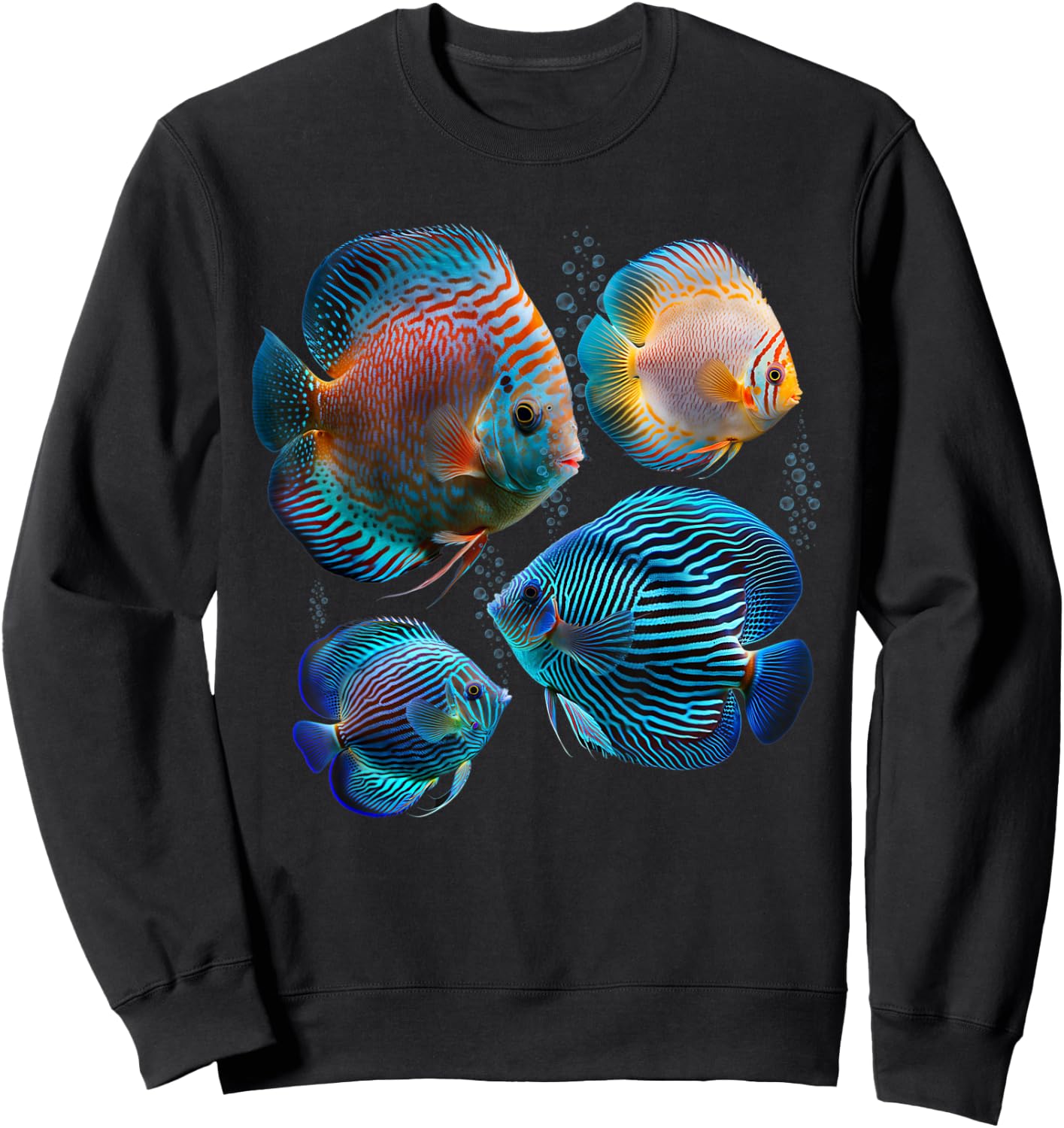Discus Fish For Fishkeeping Aquariums Lover Sweatshirt - Sweatshirt | Black