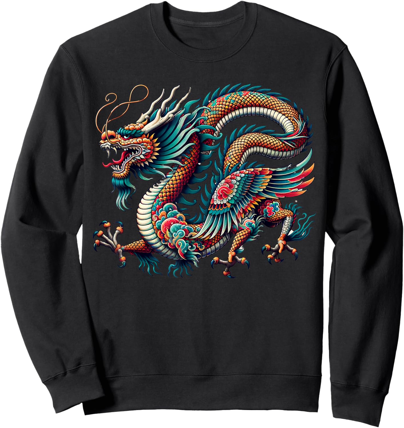 Year of the Wooden Dragon 2024 Sweatshirt - Sweatshirt | Black