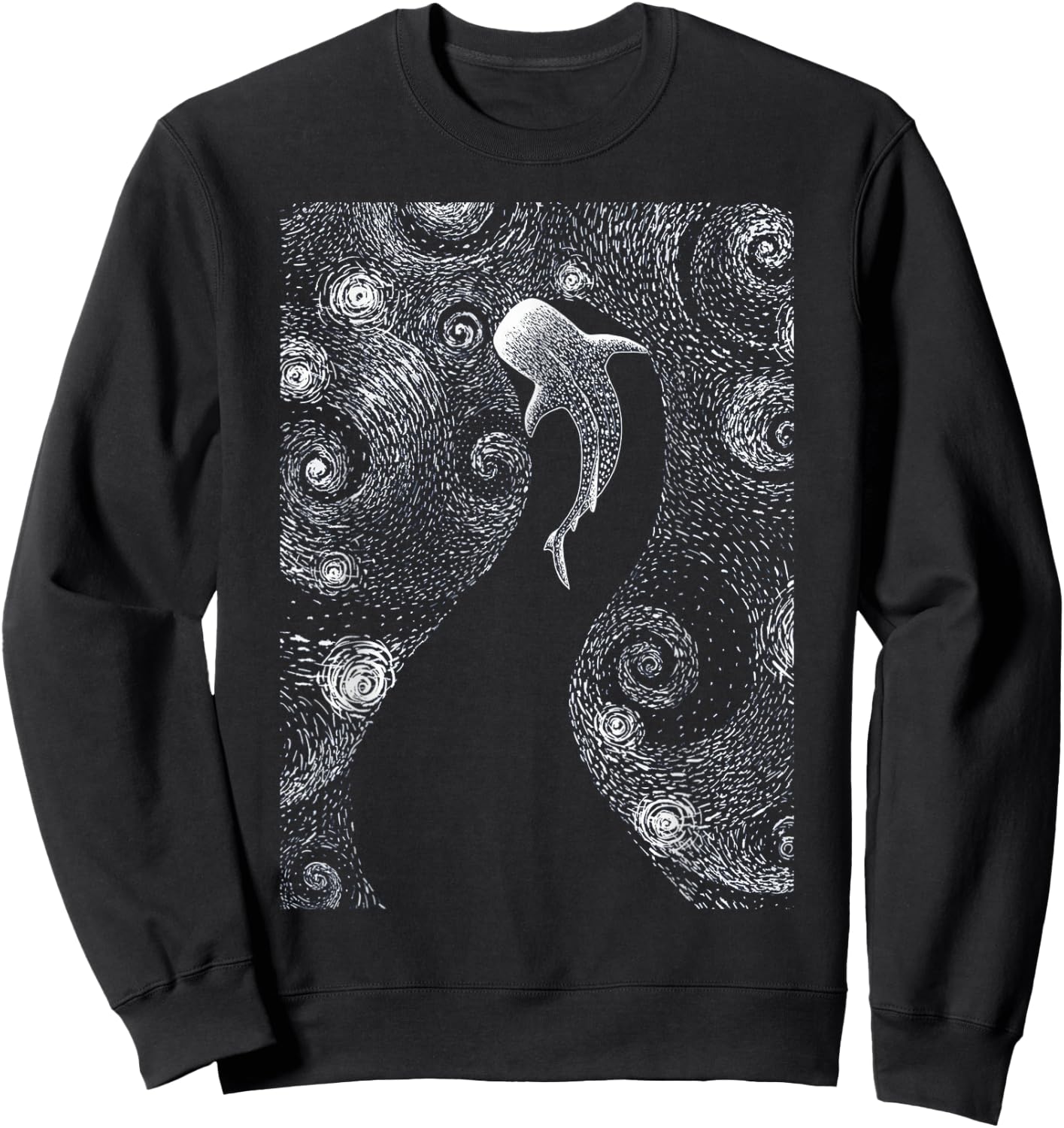 Diving With Whale Sharks Whale Shark Sweatshirt - Sweatshirt | Black