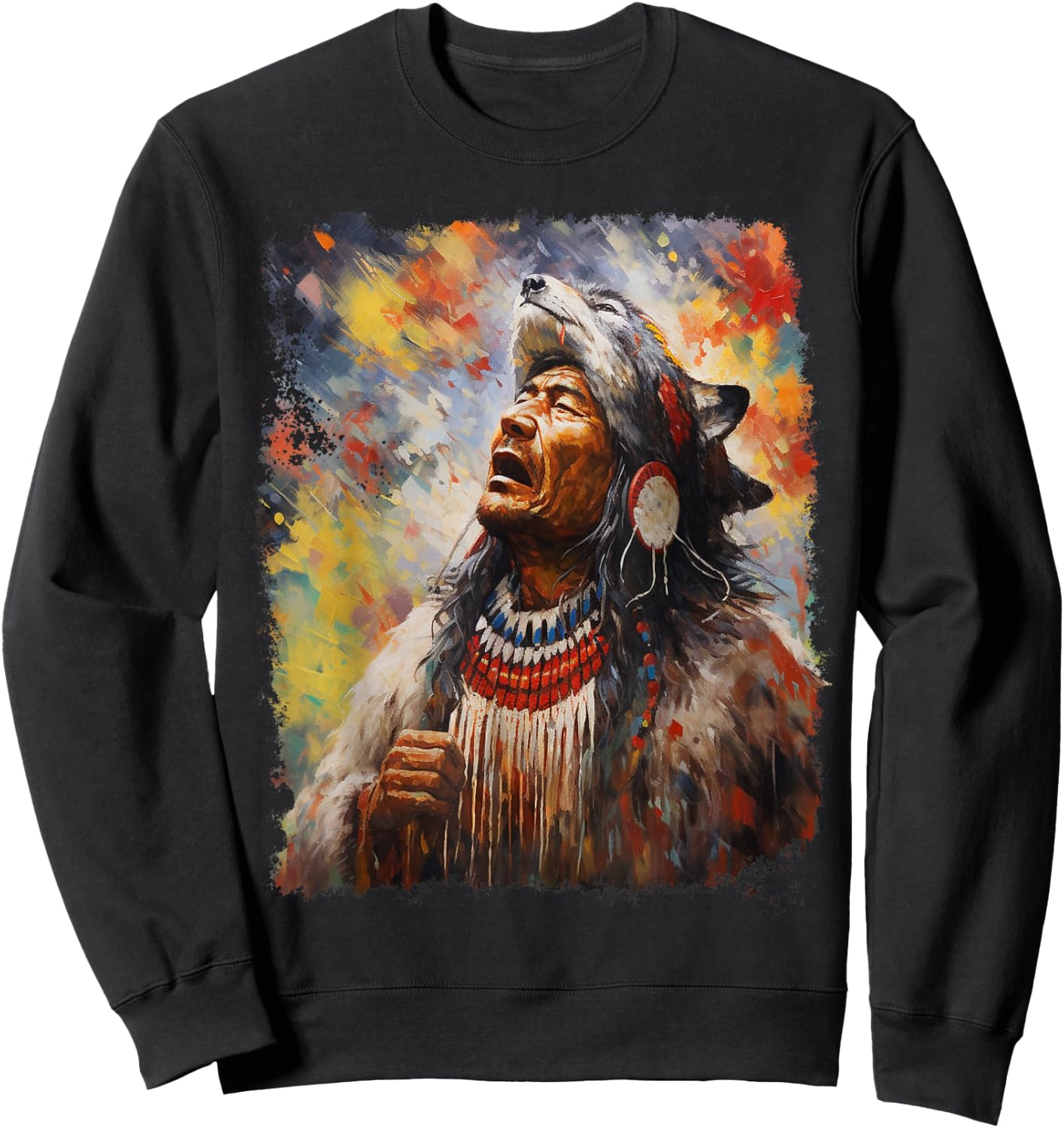 Wolf Sweatshirt - Sweatshirt | Black