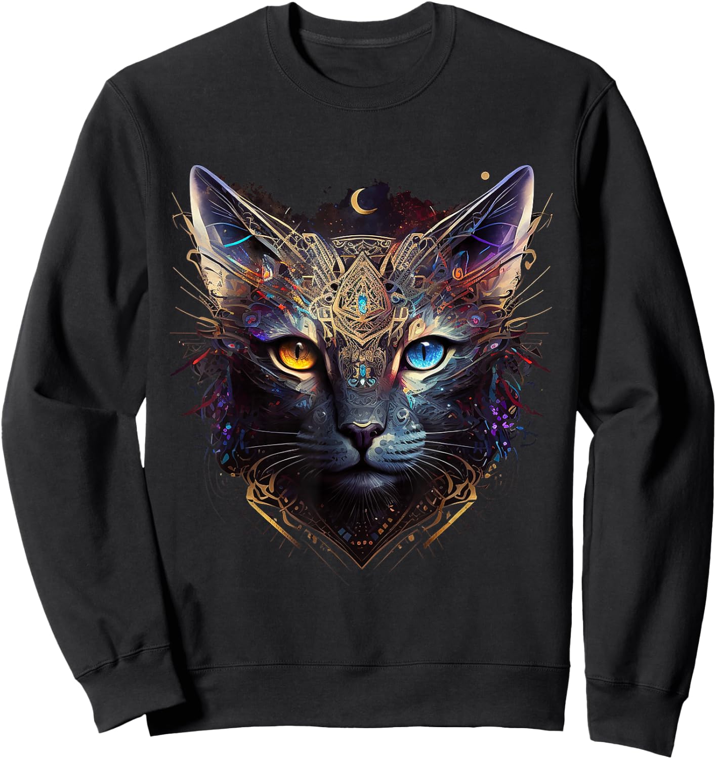 Cat Animal Lover Animal Cat Sweatshirt - Sweatshirt | Black