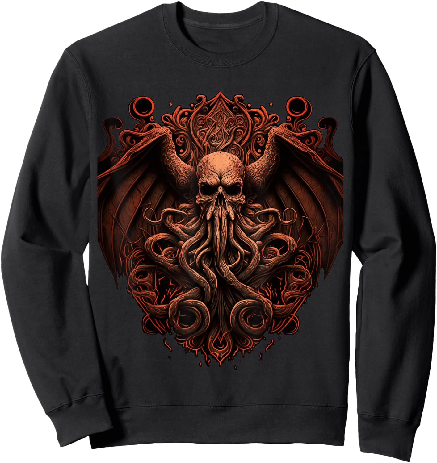 Cthulhu Lovecraft | Horror Cthulhu Myth | Entity of Cthulhu Sweatshirt - Sweatshirt | Black