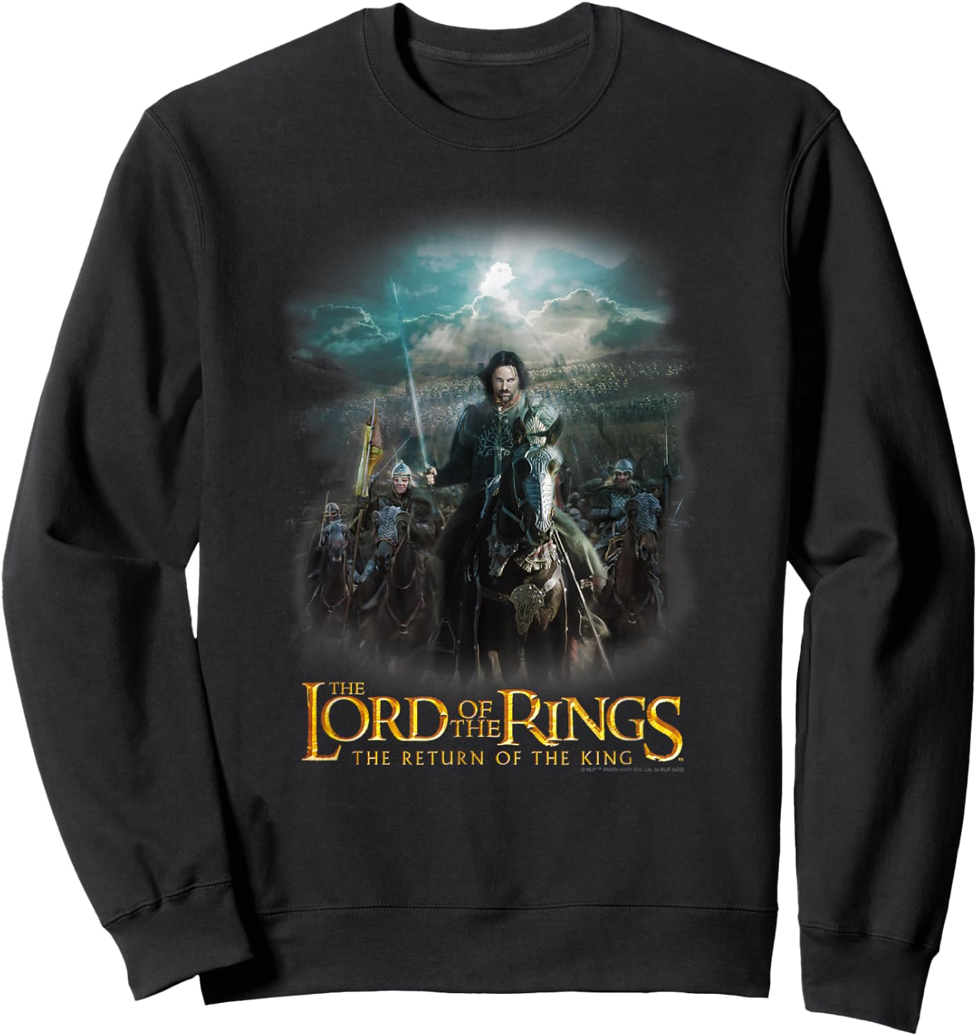 The Lord of the Rings The Return Of The King Epic Poster Sweatshirt - Sweatshirt | Black