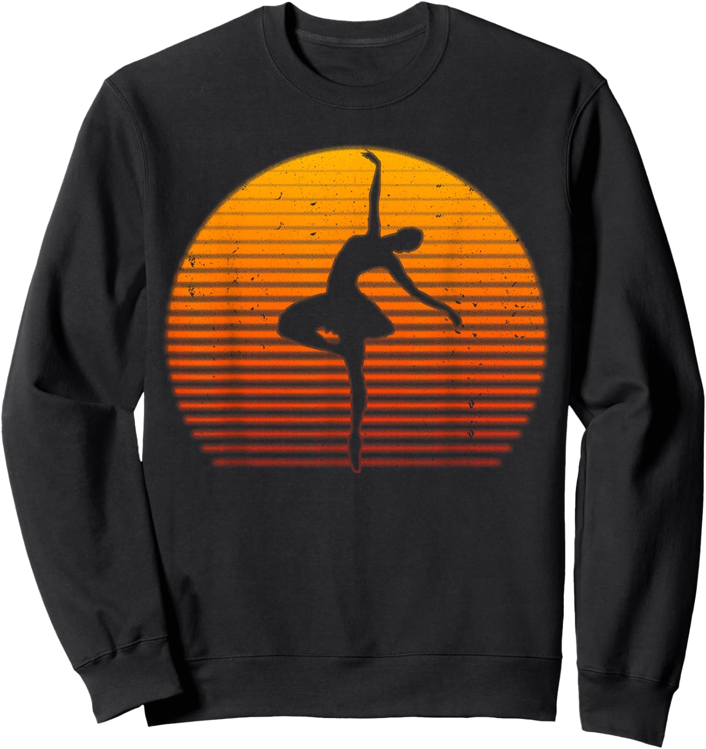 Funny Ballet Design For Girls Teens Women Ballerina Dancer Sweatshirt - Sweatshirt | Black