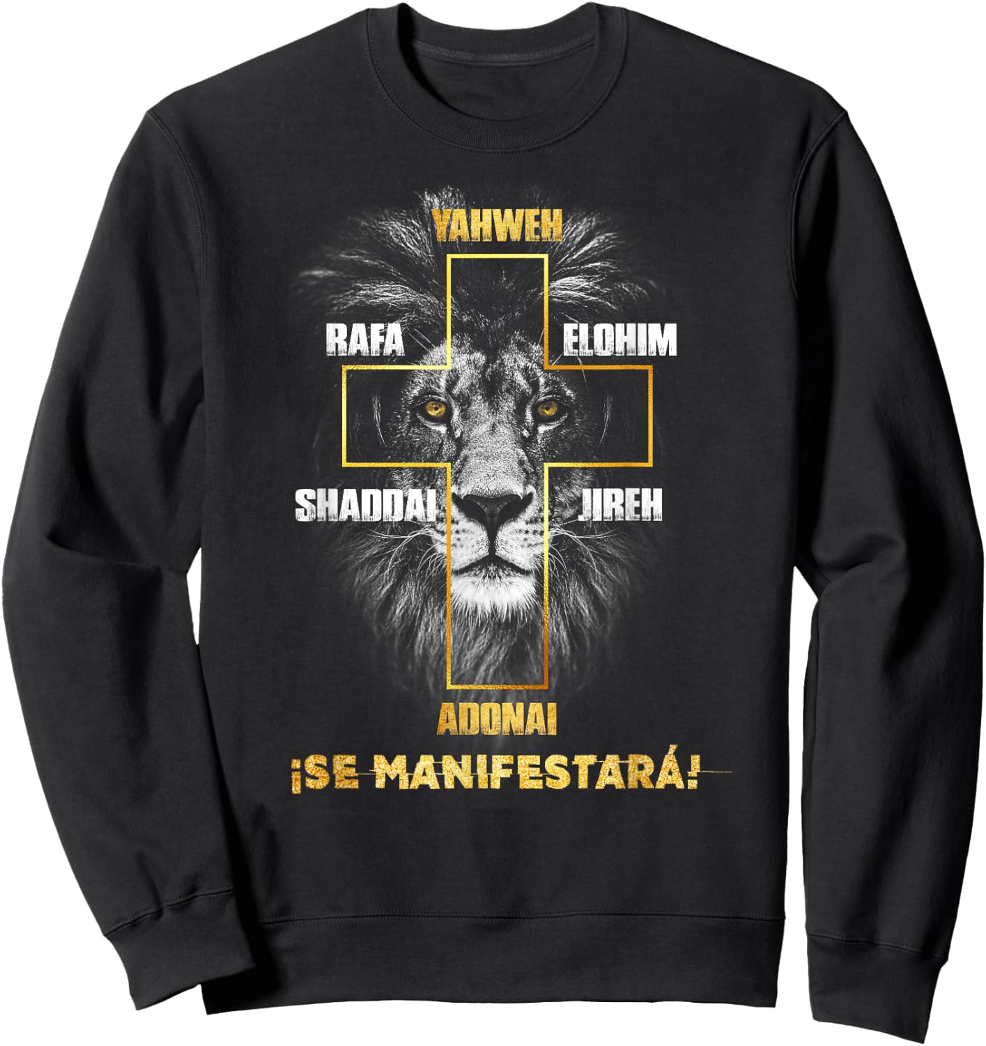 Cristianos de Jesus en Espanol - Christian Spanish mensaje Sweatshirt - Sweatshirt | Black