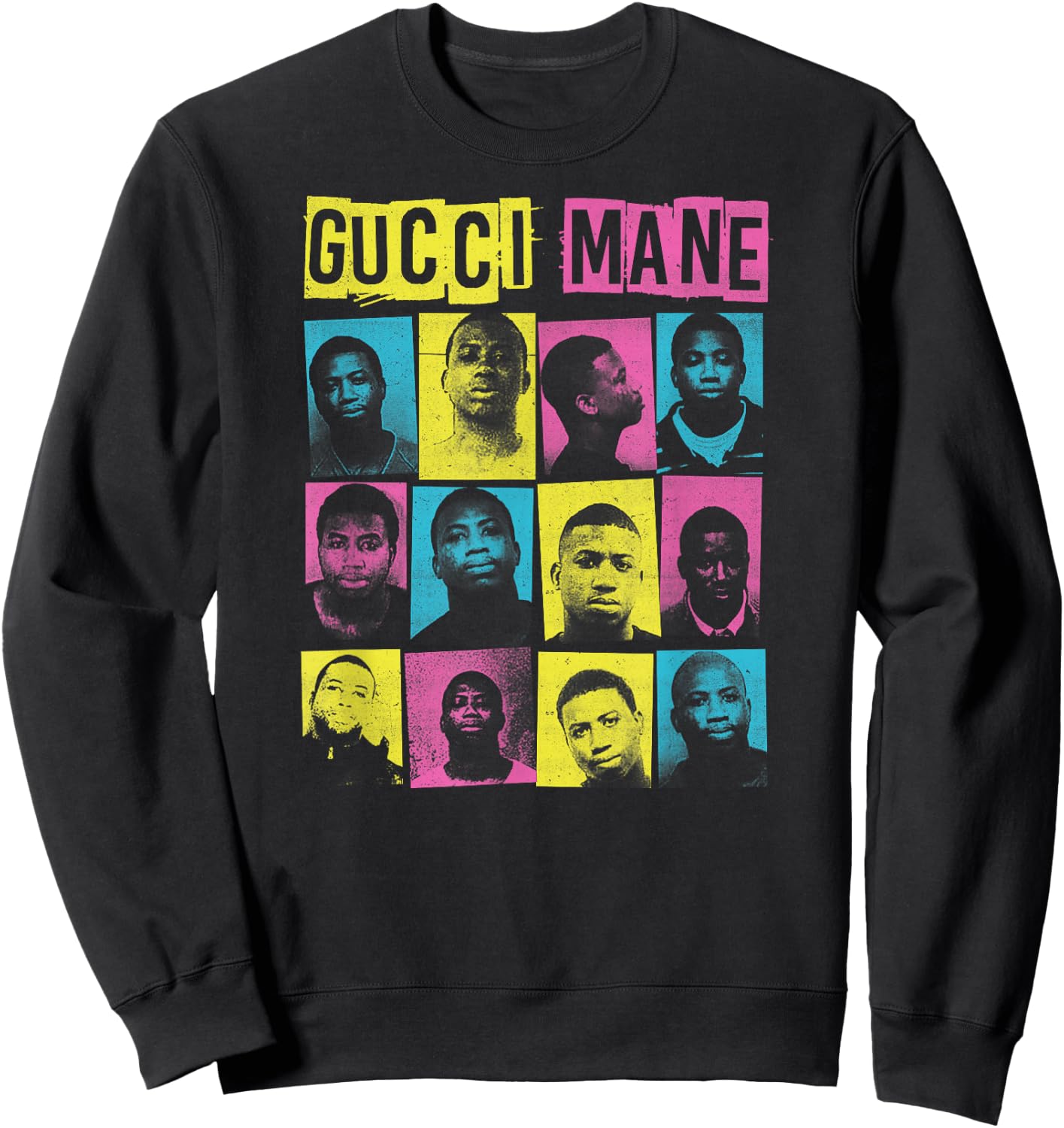 Gucci Mane Gucci Squares Sweatshirt - Sweatshirt | Black