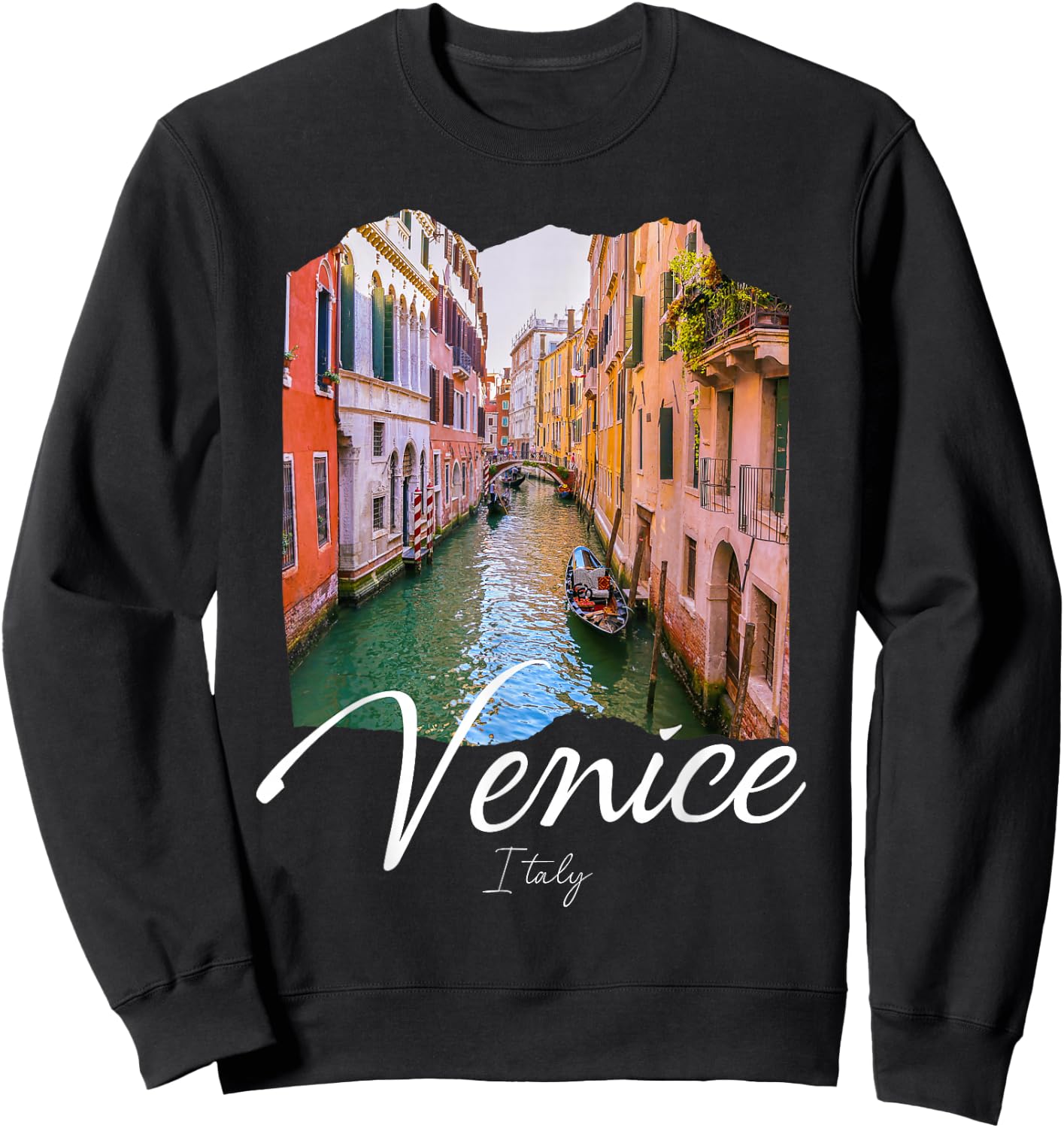Venice Souvenir Venice Italy Sweatshirt - Sweatshirt | Black