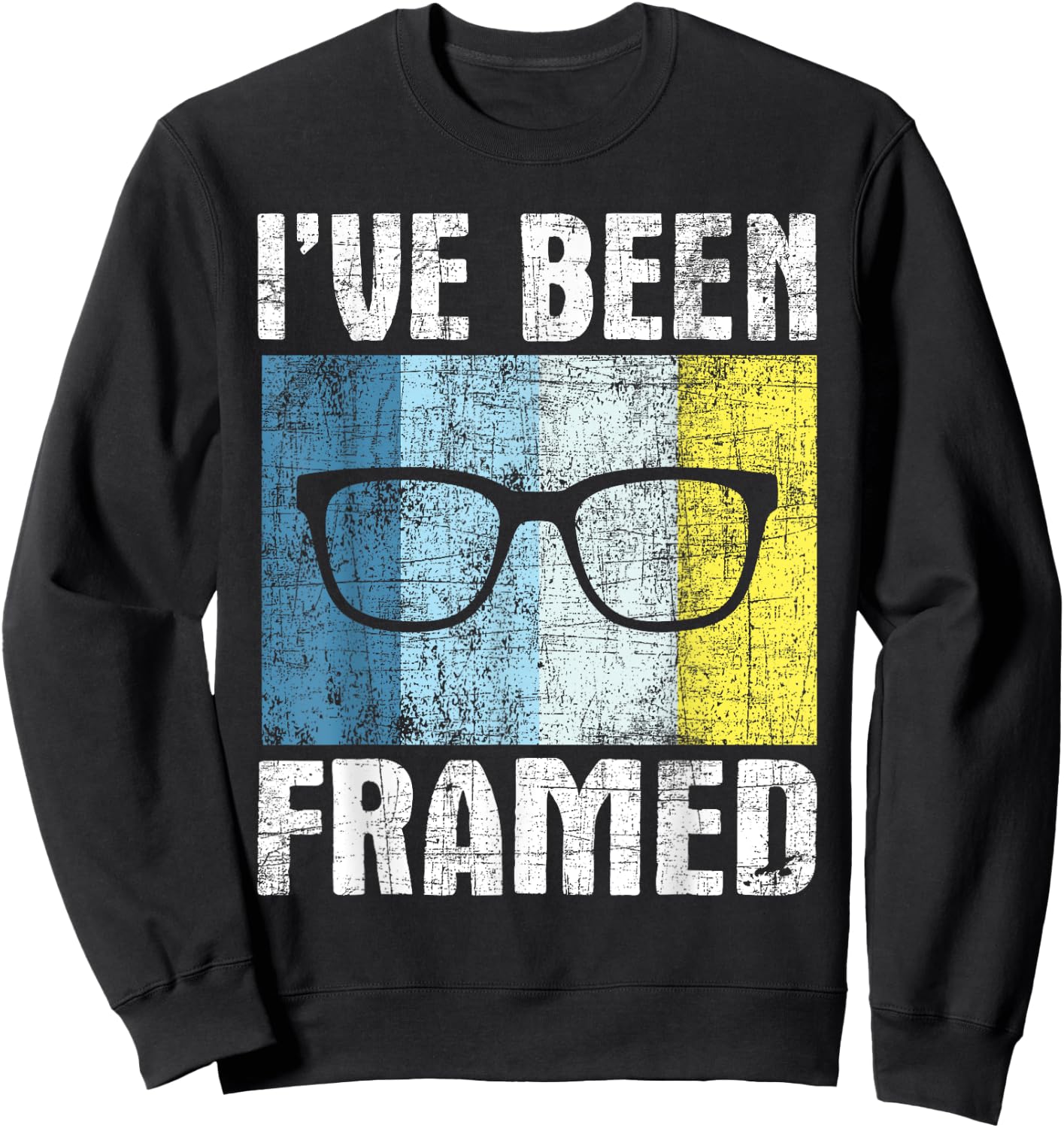 Funny Optometrist Shirts - Retro Eyeglasses Optometrist Optometry Sweatshirt - Sweatshirt | Black