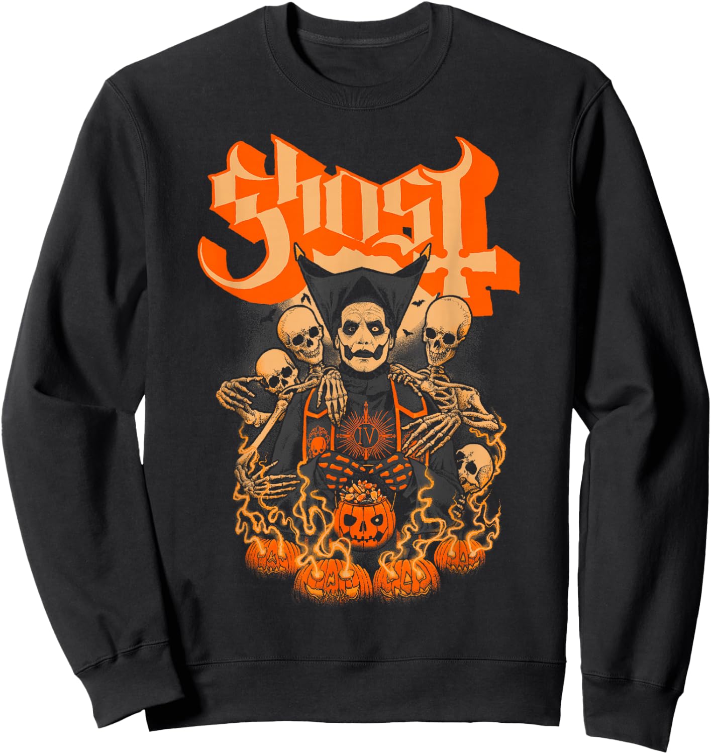 Ghost - Great Pumpkin Halloween Sweatshirt - Sweatshirt | Black