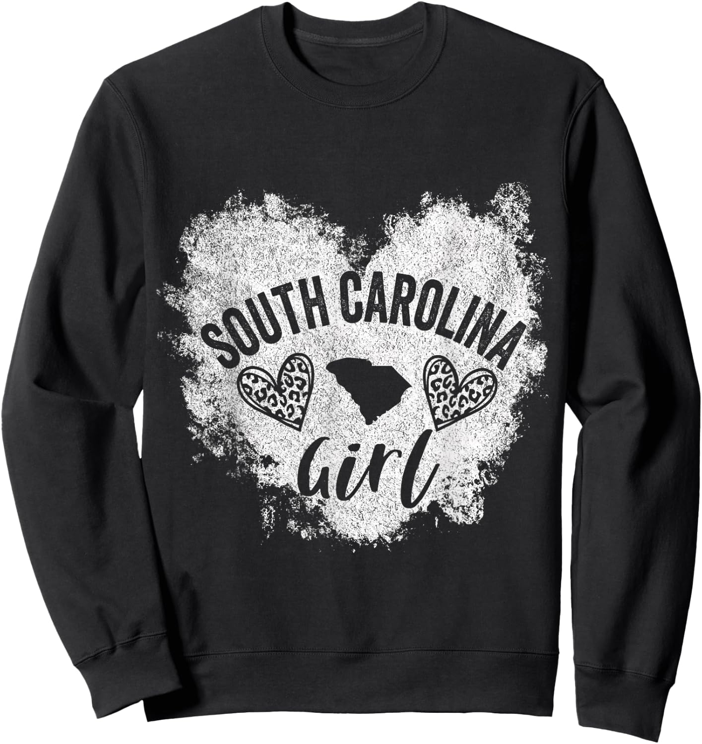 South Carolina Girl Funny Hometown South Carolina Home Sweatshirt - Sweatshirt | Black