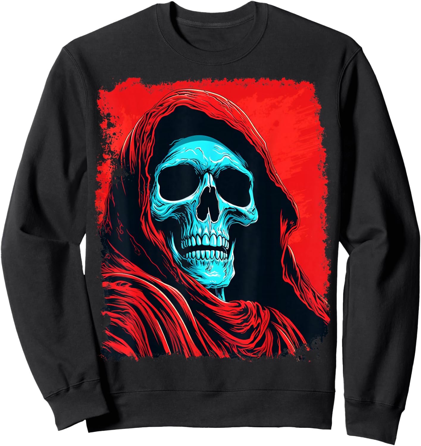 Death Grim Reaper Red Sweatshirt - Sweatshirt | Black