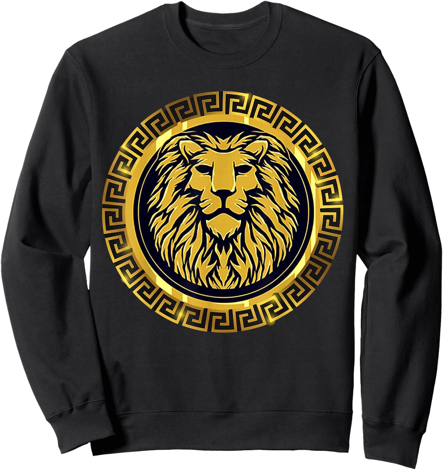 Golden Lion King Sweatshirt - Sweatshirt | Black