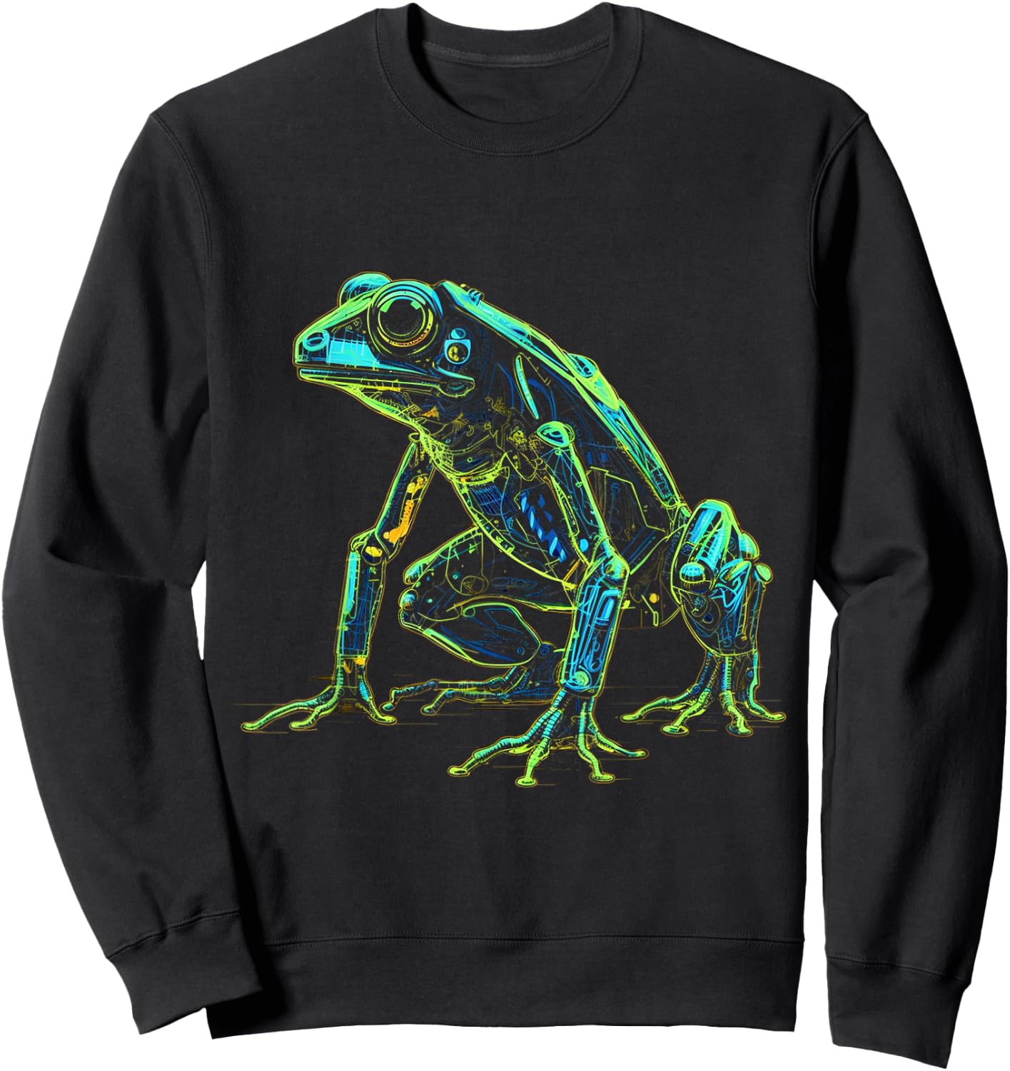 Frog Fantasy Art Animal Lovers Animals Frog Sweatshirt - Sweatshirt | Black