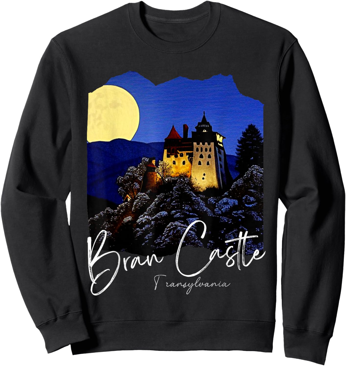 Bran Castle Romania Bran Castle Sweatshirt - Sweatshirt | Black