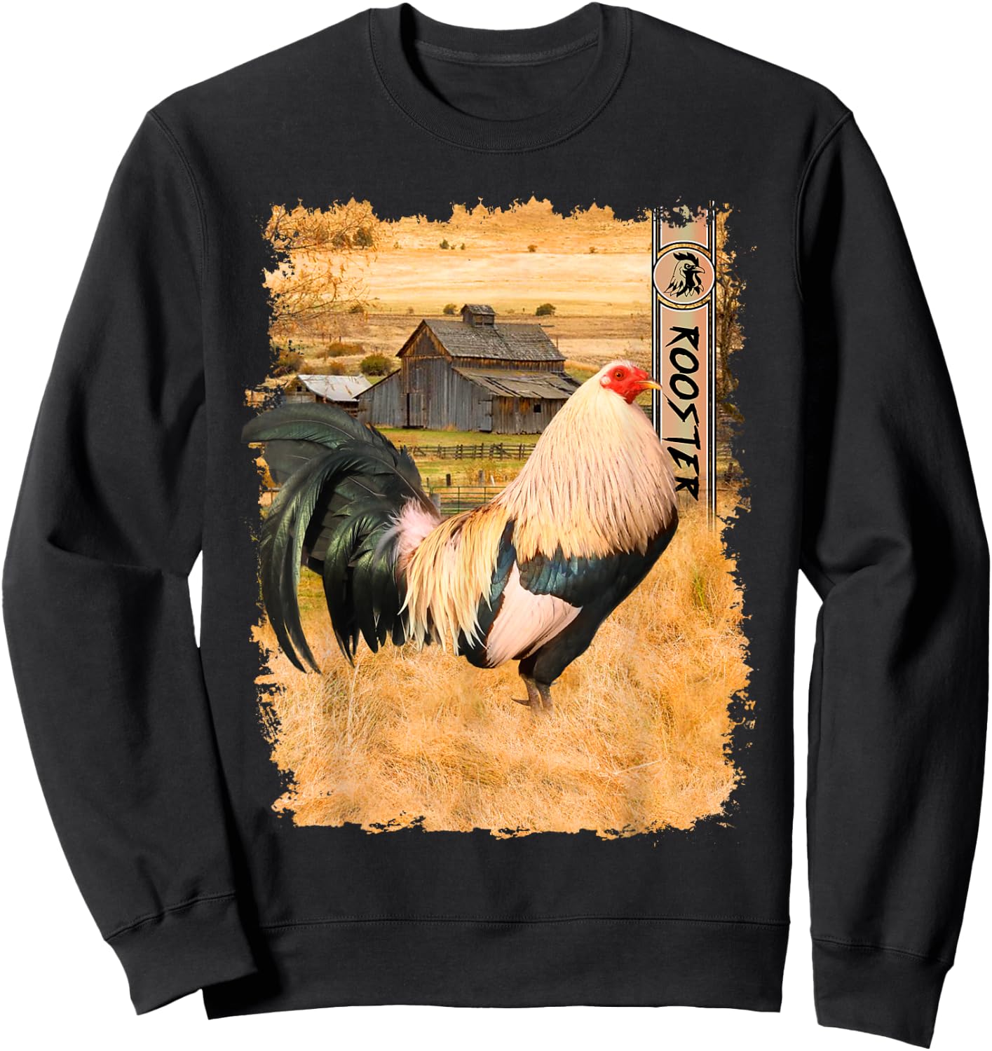 Rooster Enthusiast Cockfighter Game Fowl Cockfighting -Adults Black Sweatshirt - Sweatshirt | Black