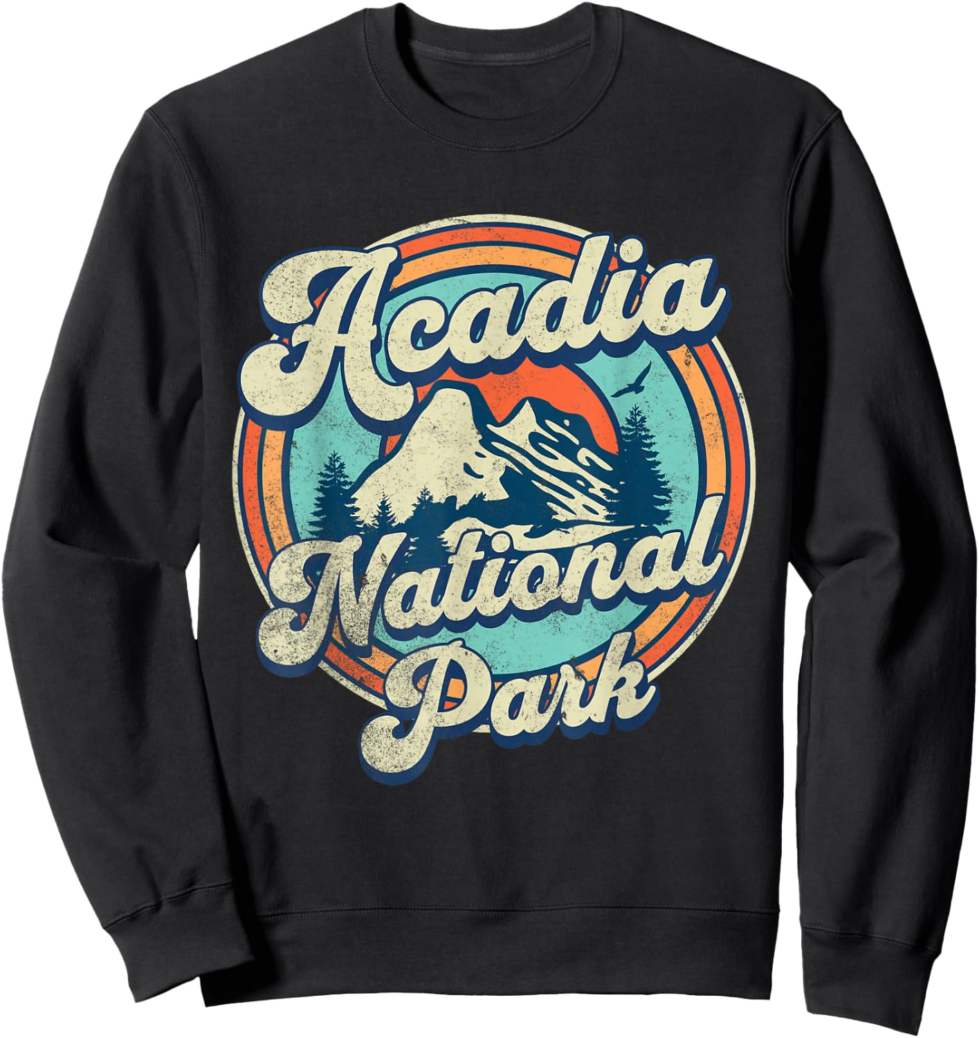 Acadia National Park Sweatshirt - Sweatshirt | Black
