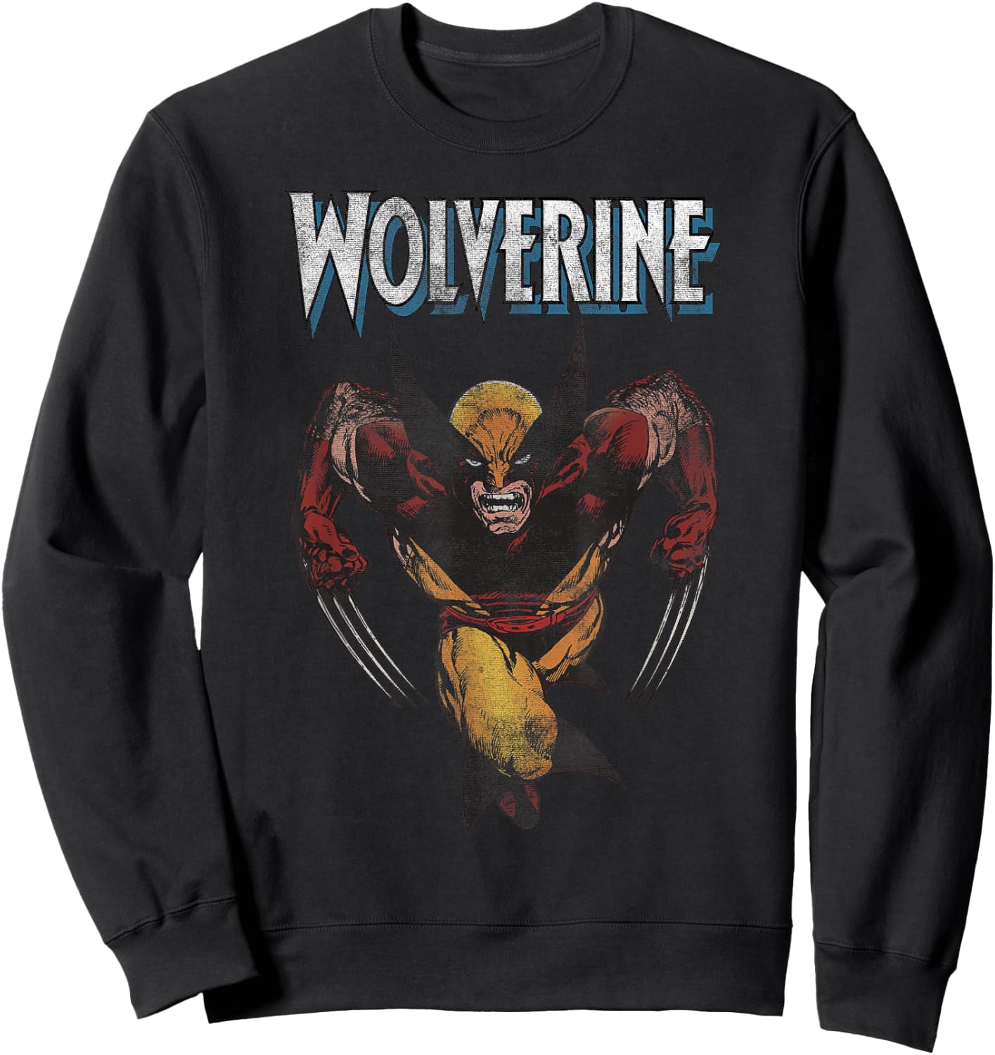 Marvel Wolverine Classic John Byrne Logan Comic Icon Sweatshirt - Sweatshirt | Black