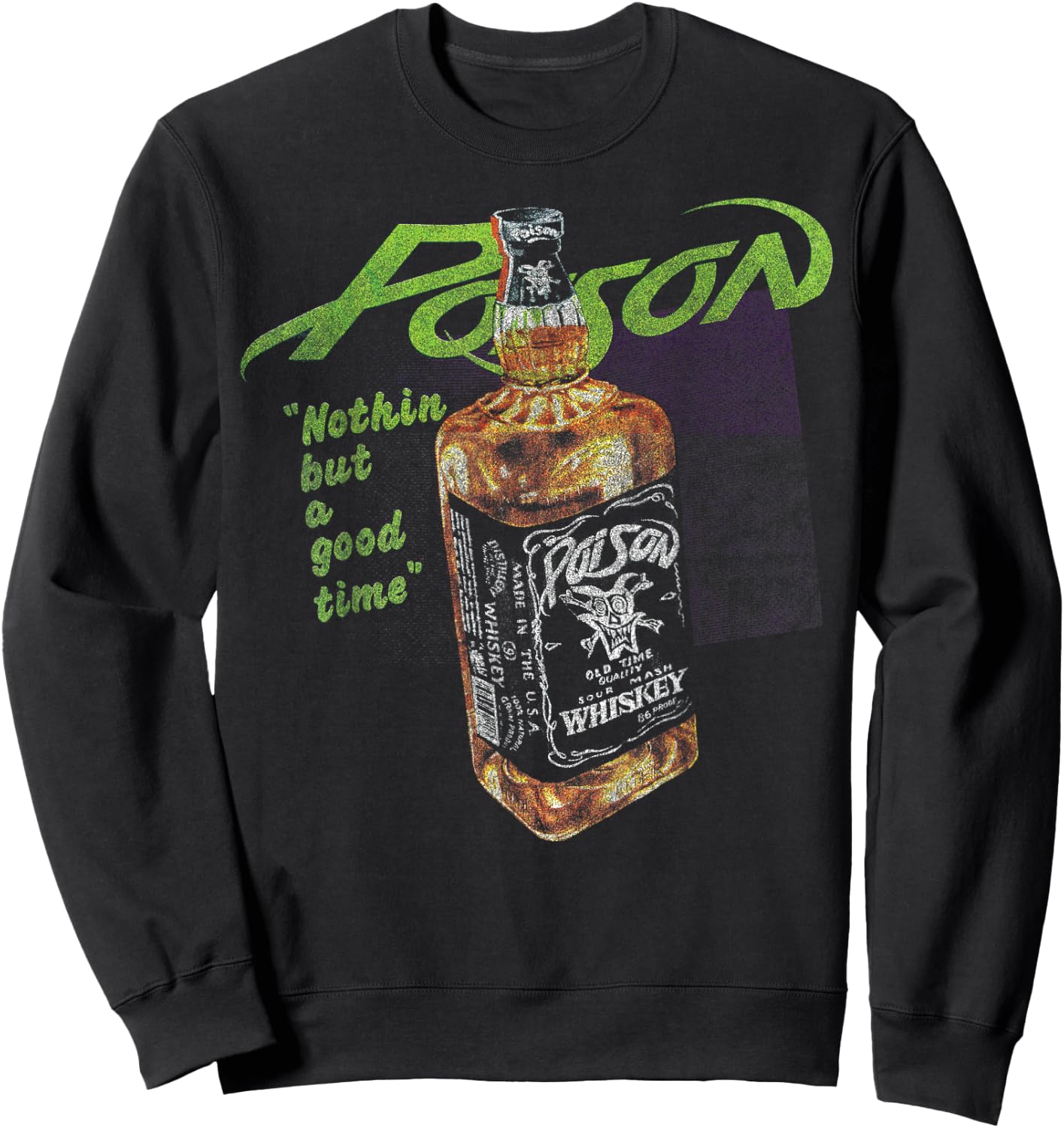 Poison - Nothin But A Good Time Sweatshirt - Sweatshirt | Black