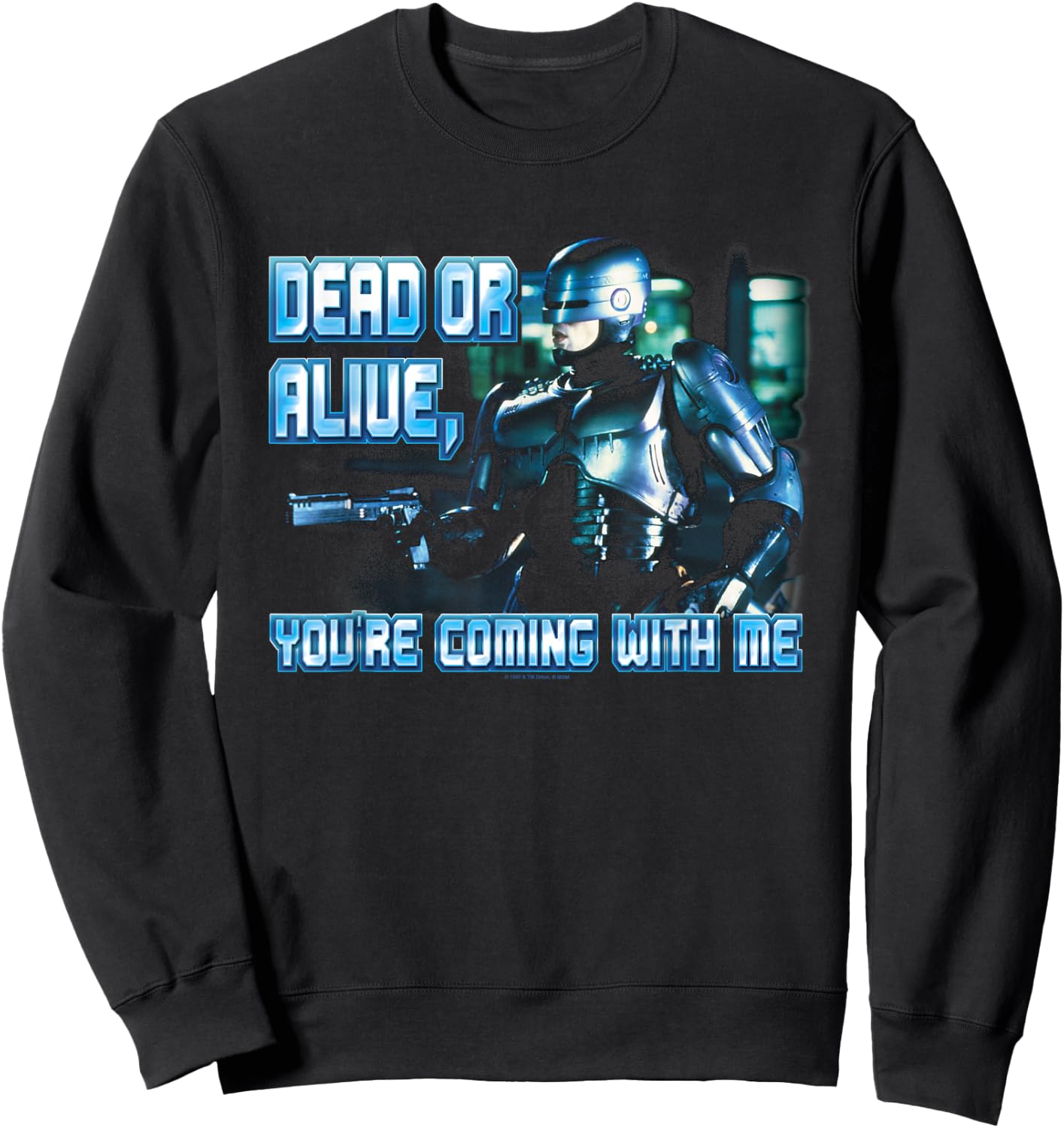 Robocop Dead or Alive Sweatshirt - Sweatshirt | Black