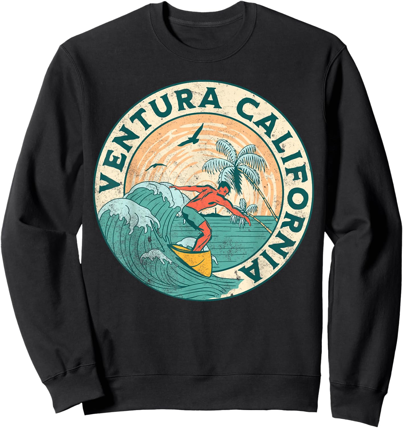 Ventura California Sweatshirt - Sweatshirt | Black