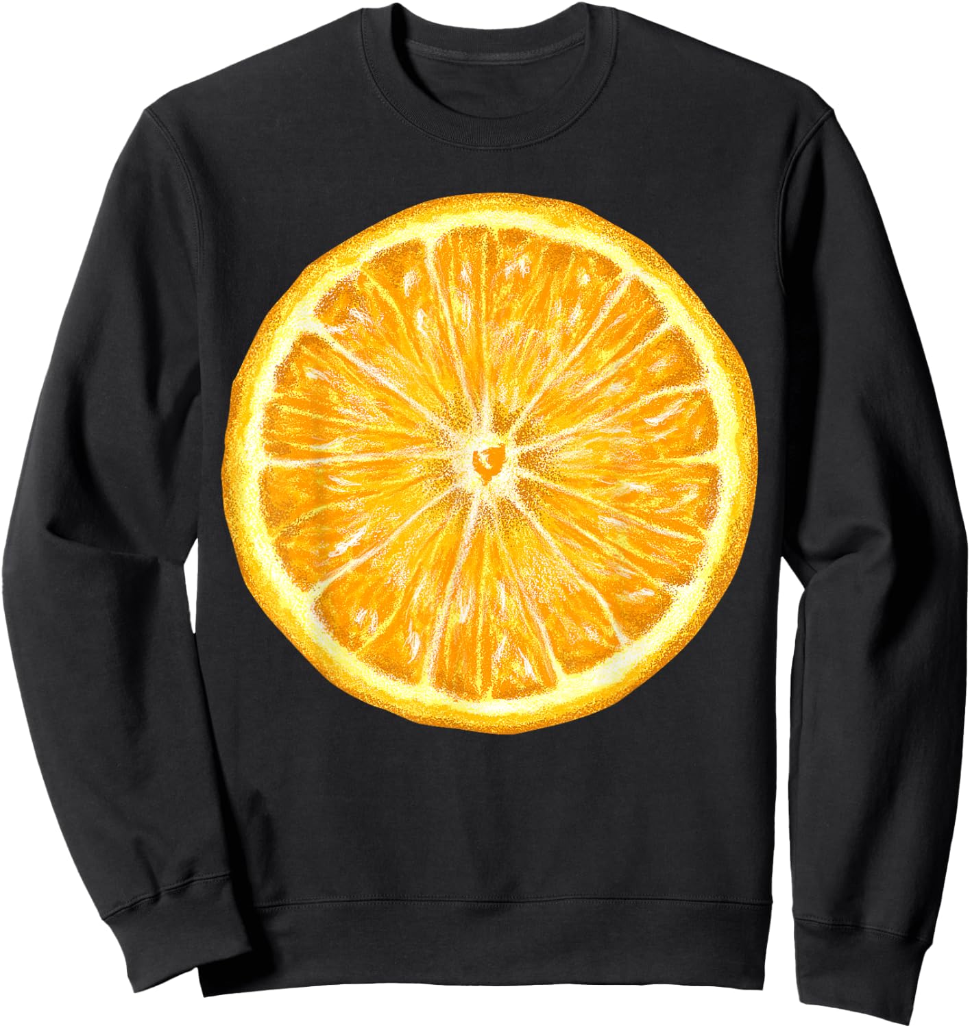 Awesome Juicy Fruit Orange Sliced Costume Outfit Themed Sweatshirt - Sweatshirt | Black